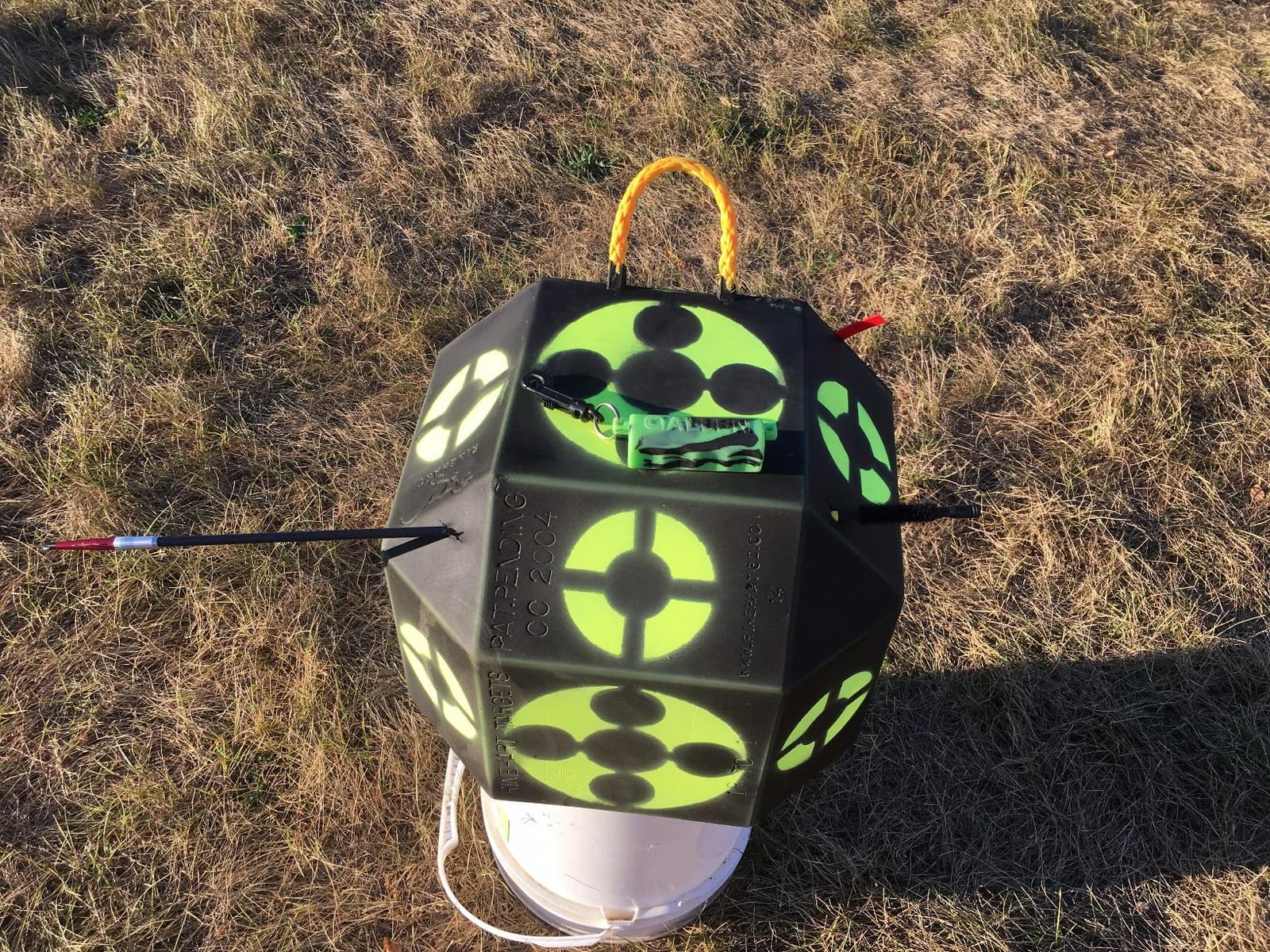 Rinehart 18-1 Archery Target, 18-Sided, Broadhead & Field Point Compatible customer photo 1