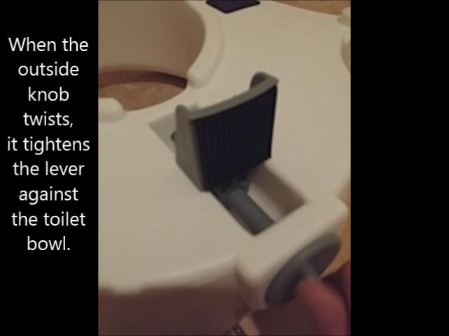 Drive Medical 2-in-1 Raised Toilet Seat with Removable Padded Arms | Raised Toilet Seat Offers Removable Padded Arms and Secure Locking Attachment for Standard Toilets and Safety customer photo 2