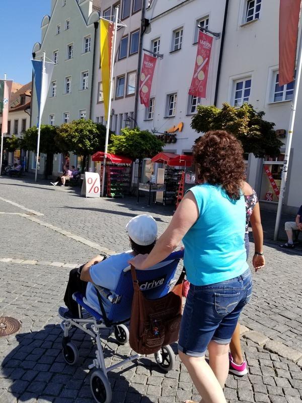 Drive Medical Lightweight Folding Transport Wheelchair With Carry Bag & Flip-Backs Arms customer photo 2