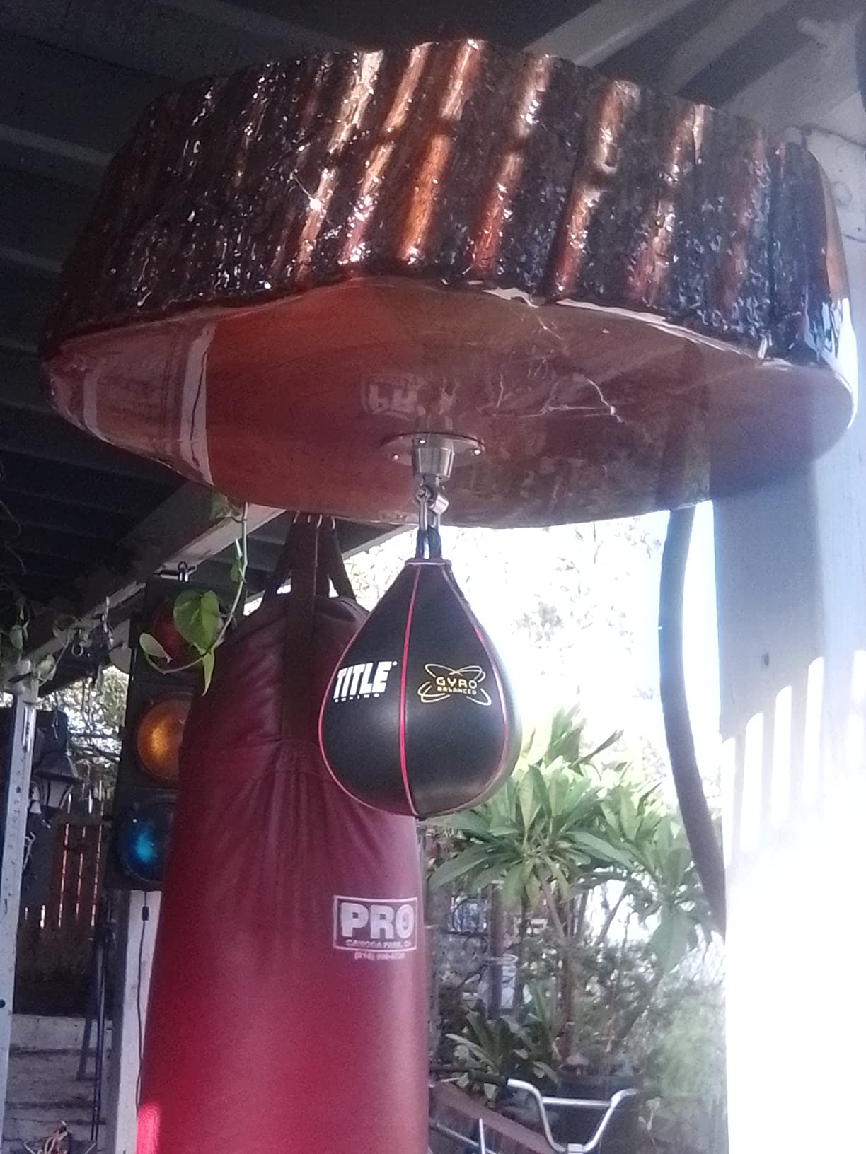 TITLE Boxing Gyro Balanced Leather Speed Bag: Speed Bag for Boxing, Speedbag, Speed Bags, Boxing Speed Bag, Title Speed Bag, Boxing Bag, Boxing Equipment, Punching Bag customer photo 2