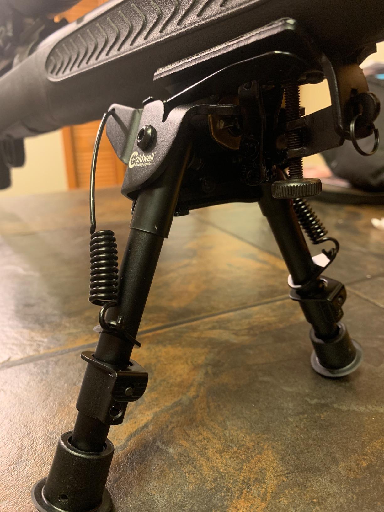 Caldwell XLA Pivot Bipod with Adjustable Notched Legs and Slim Folding Design for Easy Transport, Rifle Stability, and Target Shooting customer photo 1