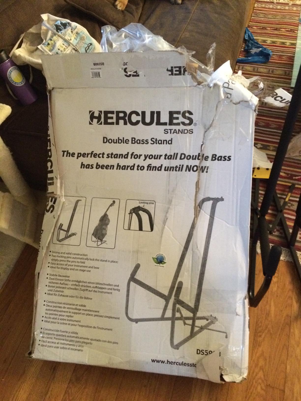 Hercules Stands DS590B Double Bass Stand customer photo 2