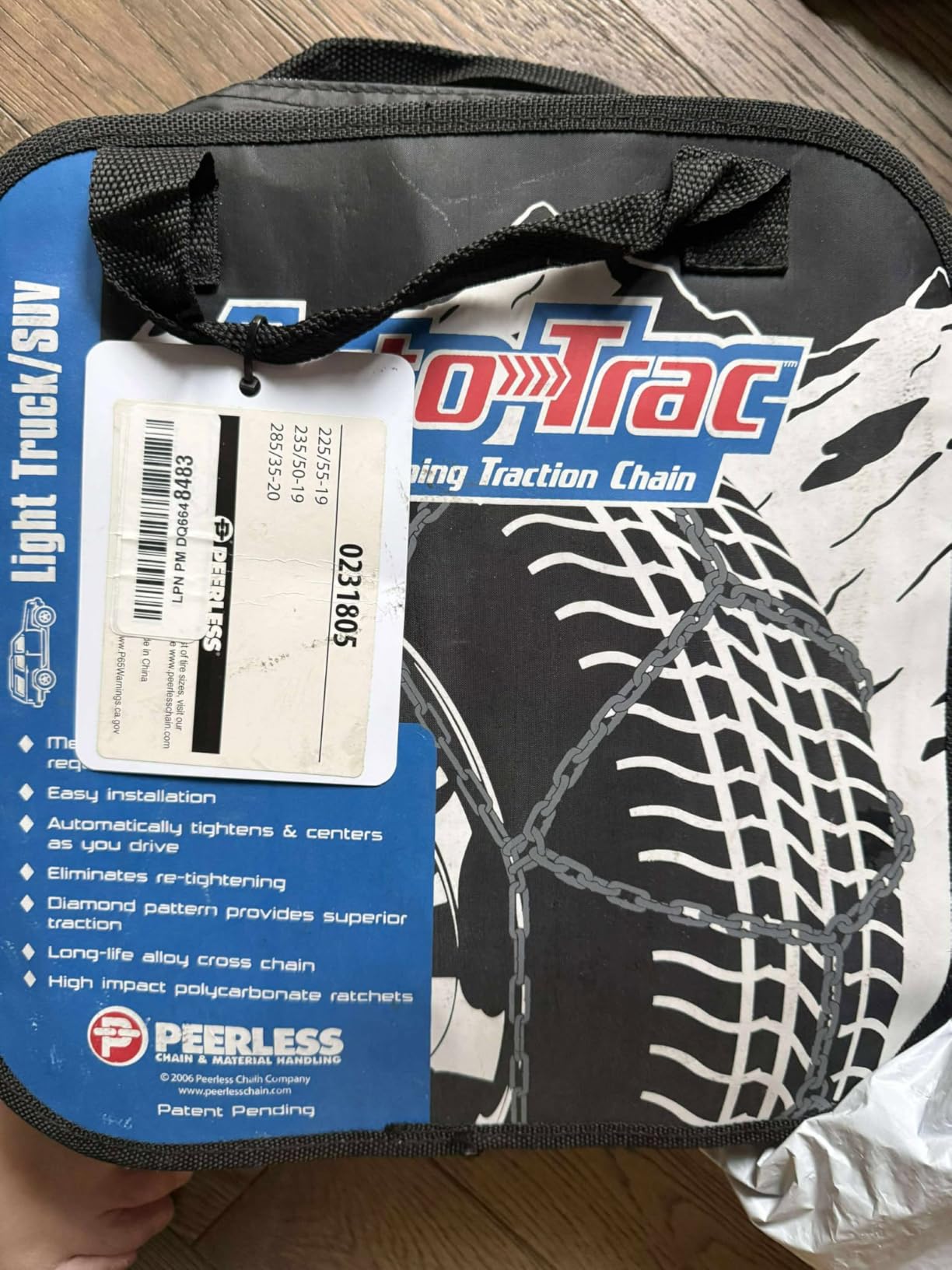 SCC Peerless 0232605 Auto-Trac Light Truck/SUV Tire Traction Chain - Set of 2 customer photo 2