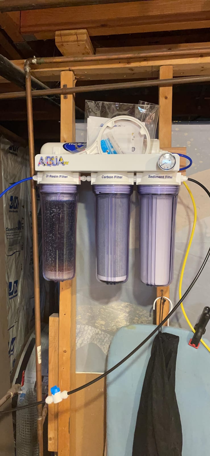 The AquaFX Barracuda 100 GPD RO/DI System customer photo 2