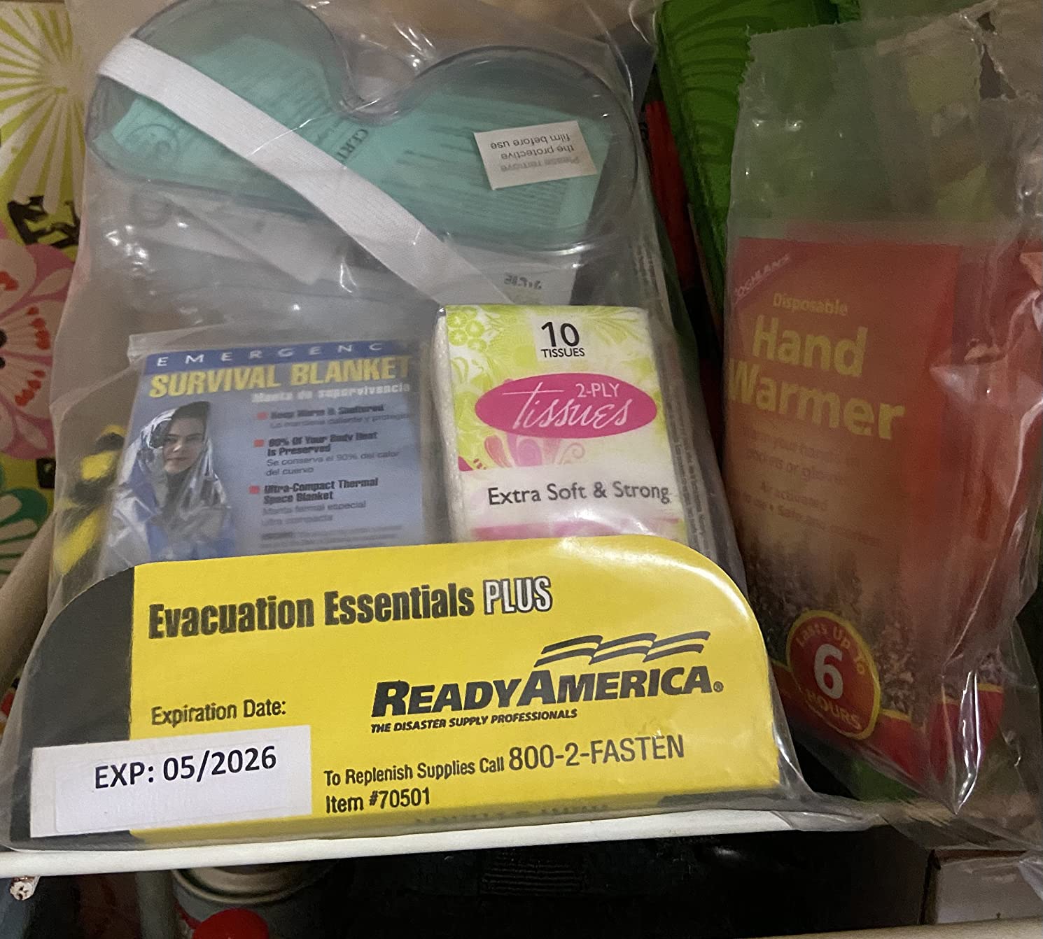 QuakeHold! 70501 1-Person Disaster Evacuation Essentials Plus Kit customer photo 1