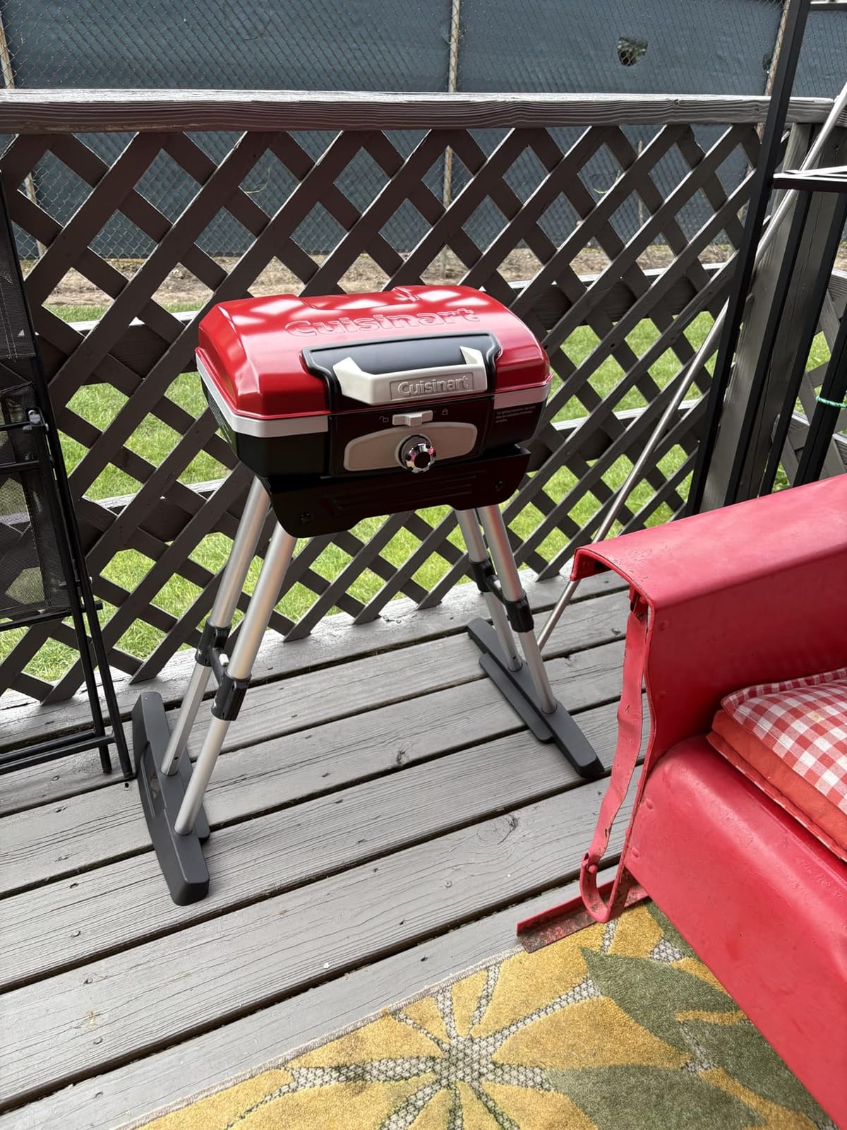 Cuisinart Gas Grill with VersaStand, Petite Gourmet, Portable, 5,500 BTU customer photo 2