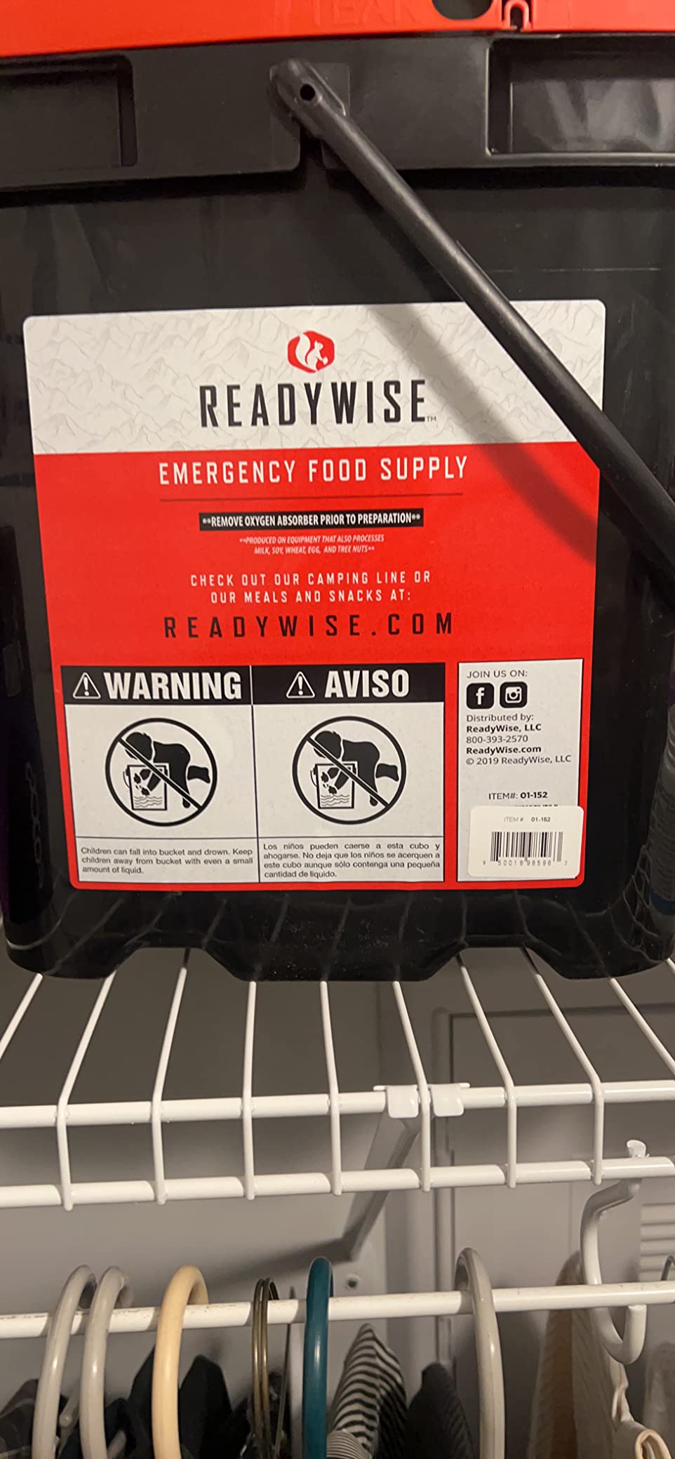 READYWISE Emergency Survival Food Supply Favorite Sample Bucket 120 Serving customer photo 2