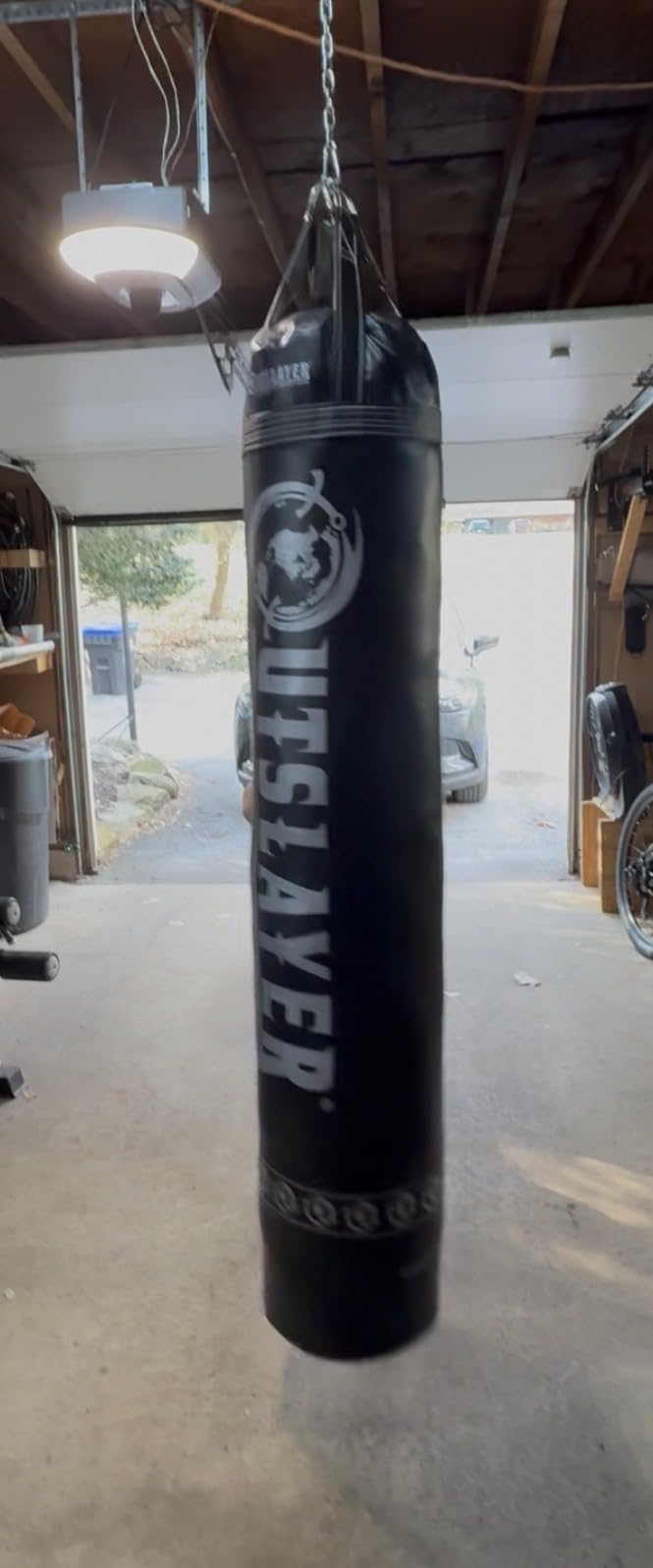Muay Thai Punching Bag 6ft 150lbs Unfilled Made in USA customer photo 1