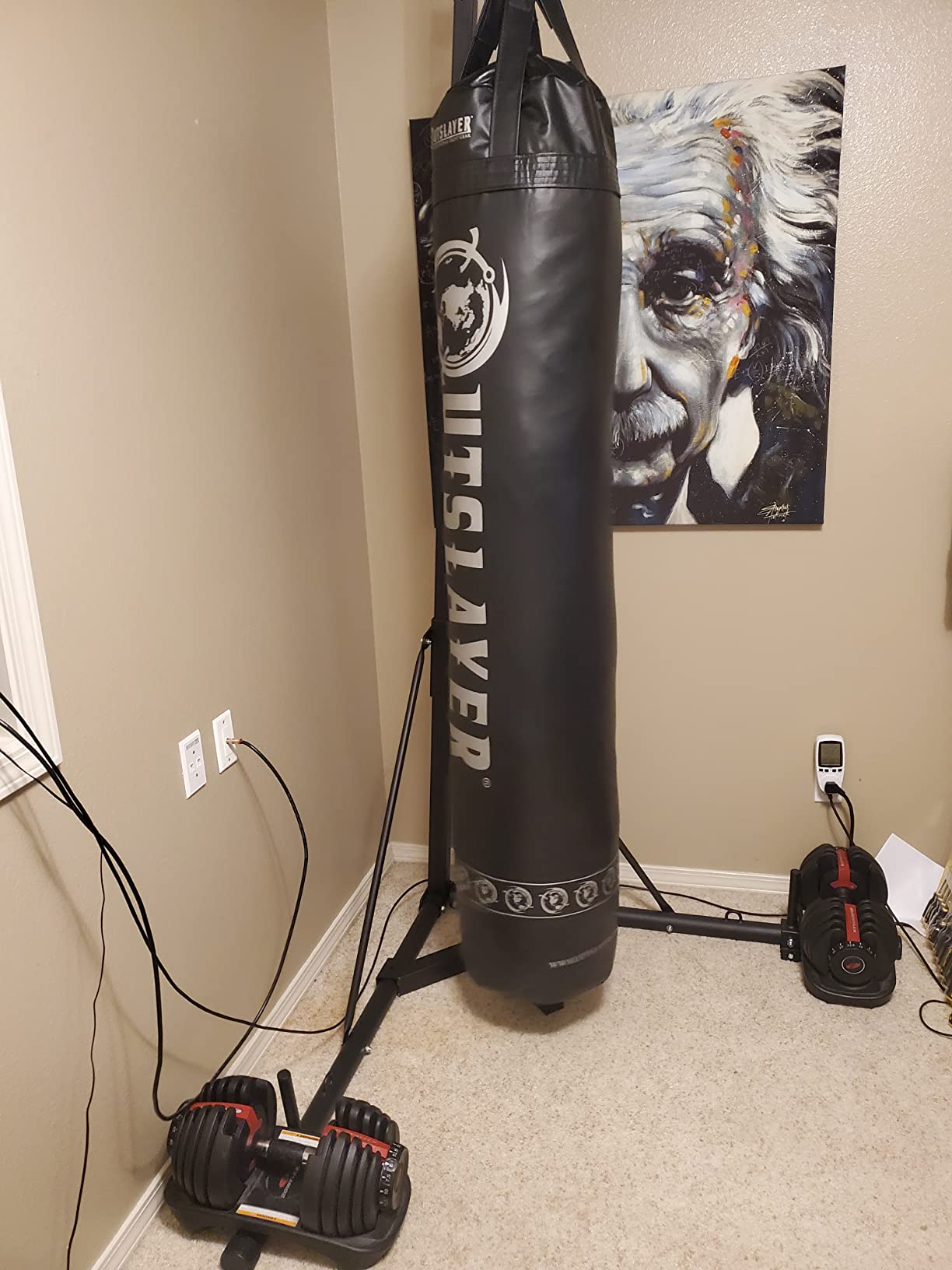 Muay Thai Punching Bag 6ft 150lbs Unfilled Made in USA customer photo 2