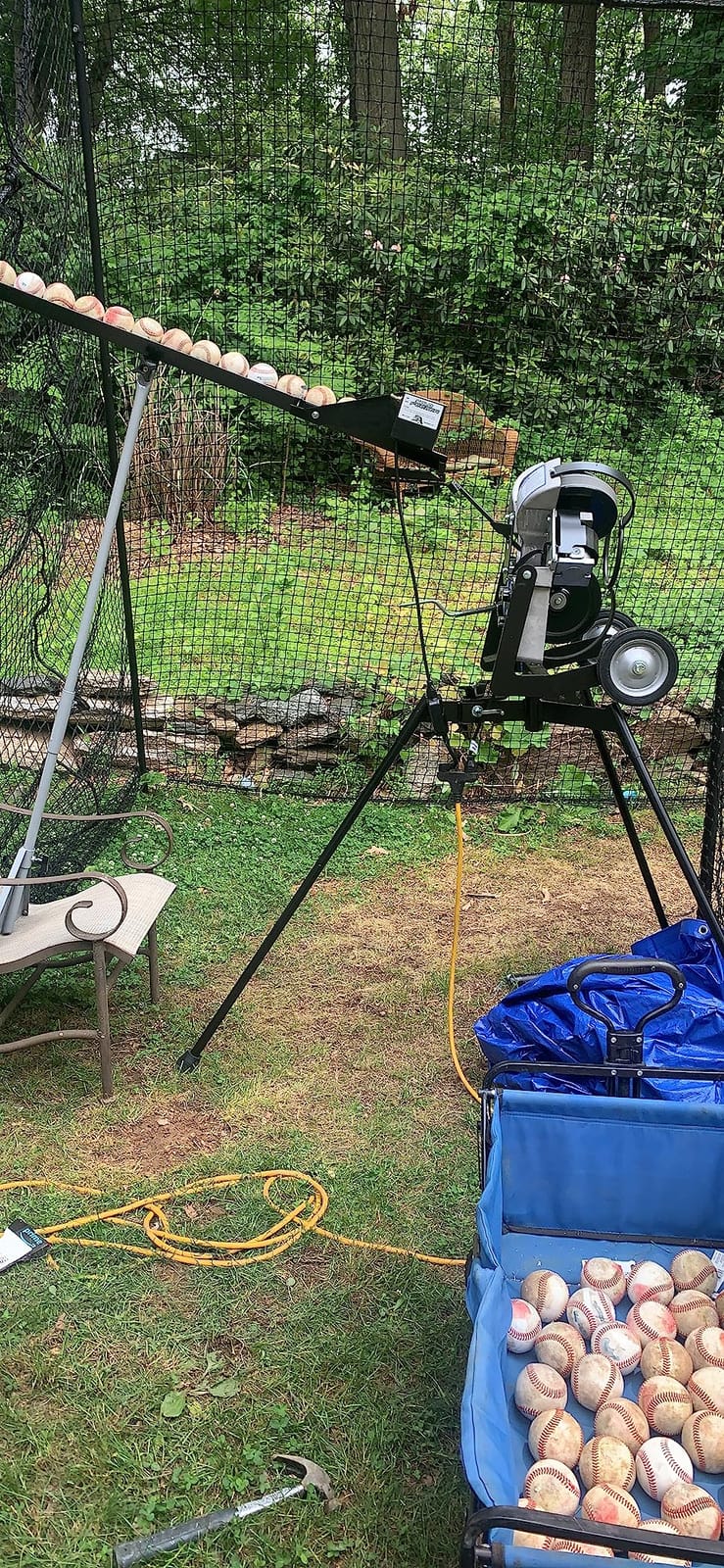Junior Hack Attack Baseball Pitching Machine by Sports Attack customer photo 2