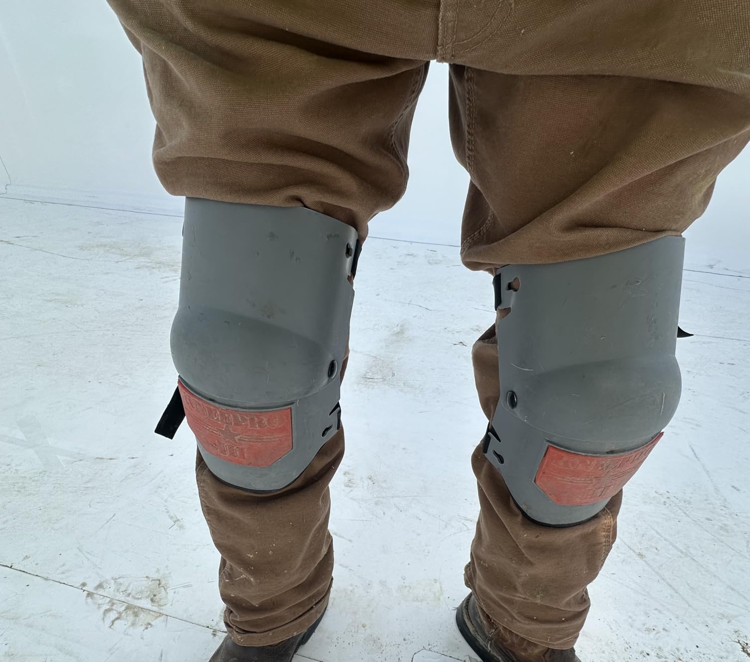 Sellstrom KneePro Professional Construction Kneepads for Work - Men & Women | Knee Pads for Roofing, Flooring, Gardening, Thick Foam Cushion, Heavy-Duty Hard Shell, No-Slip Double Straps & Grip Kneecap customer photo 2