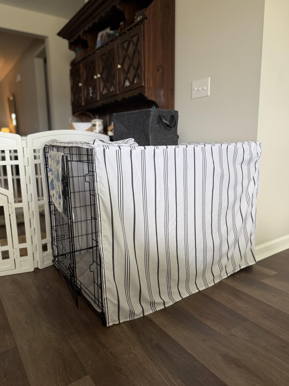 Solutions by Midwest 54-Inch Double Door Crate, Giant Breed Dogs, 100+ lbs | Dog Crate with Leak-Proof Tray & Secure Latches, Durable Drop Pin Construction customer photo 2