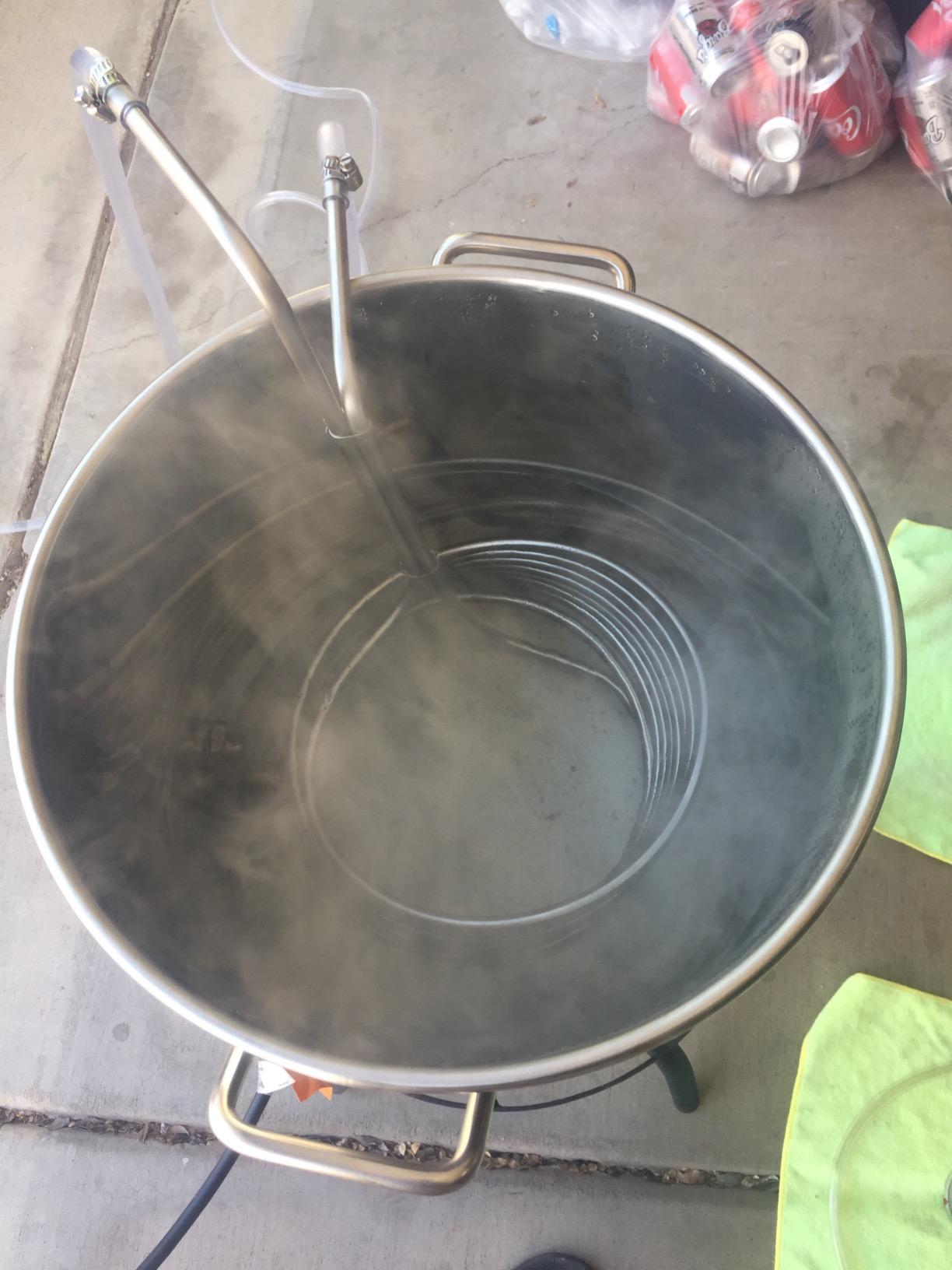 Stainless Steel Immersion Wort Chiller customer photo 2