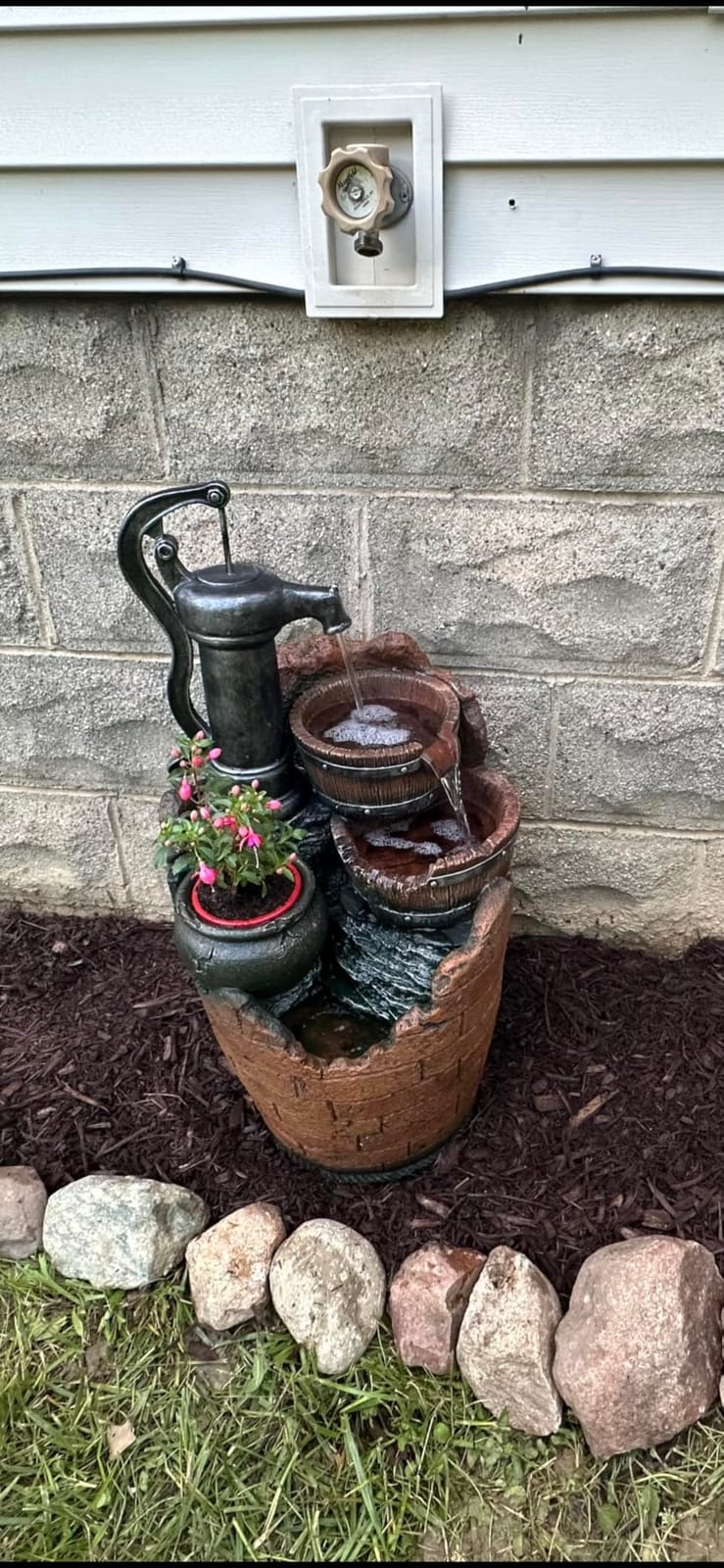 Glenville Water Pump Cascading Water Fountain customer photo 2