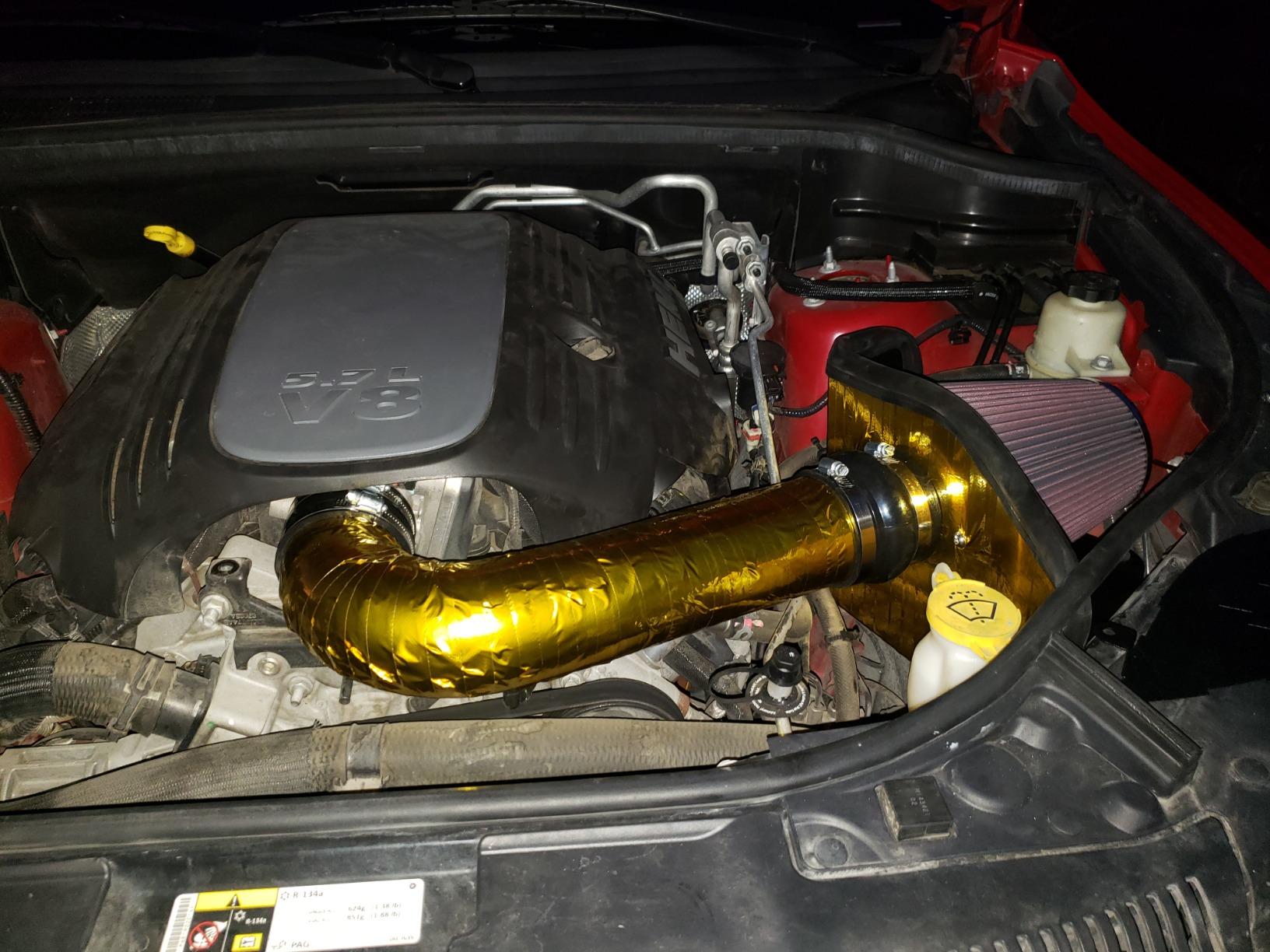 K&N Cold Air Intake System: High-Flow Air Filter, Increase Performance & Towing: Compatible with 2011-2026 Dodge/Jeep Durango, Grand Cherokee, 63-1563 customer photo 2