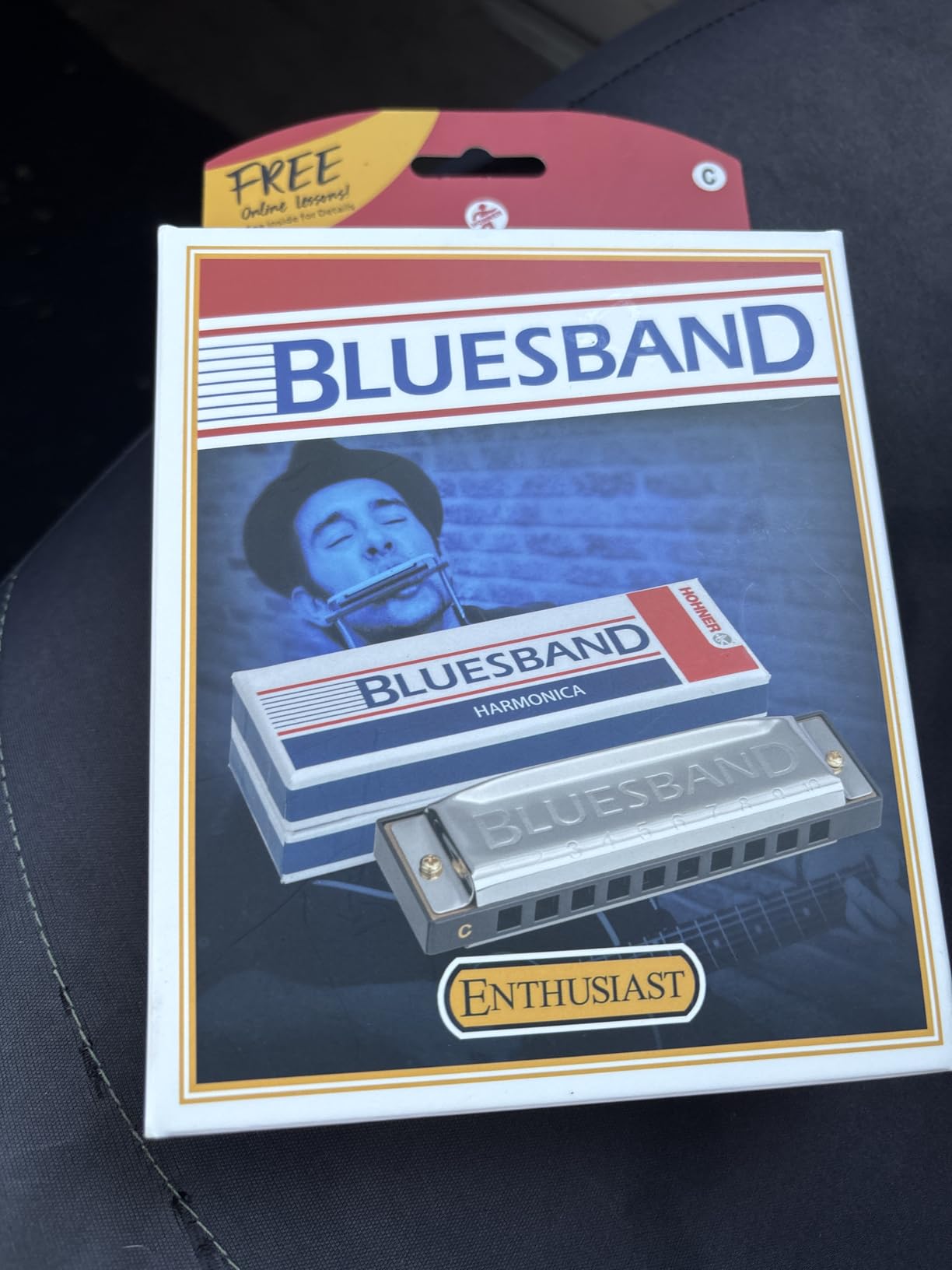 Hohner Blues Band Harmonica, Key of C, Chrome (1501BX) | Hohner Blues Band Diatonic Harmonica with Authentic Reed Engineering customer photo 1
