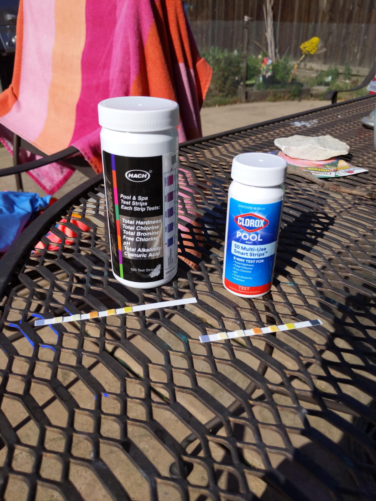 AquaChek 7-Way Pool and Spa Test Strips - Silver Pool Test Strips For pH, Total Chlorine, Free Chlorine, Bromine, Alkalinity, Total Hardness, and Cyanuric Acid - Water Quality Testing Kit (100 Strips) customer photo 2