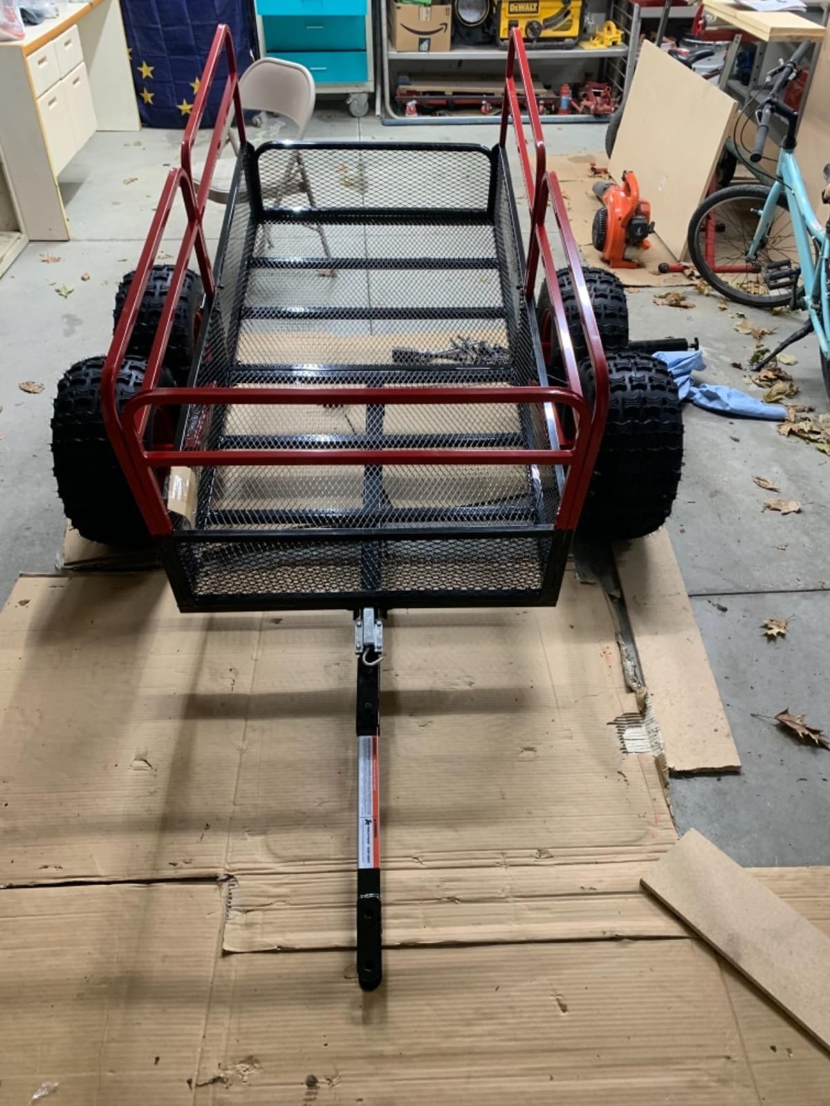 Yutrax Trail Warrior X4 Heavy Duty UTV/ATV Trailer - For Off-Road Use - 1,250 lb. Capacity, TX159 customer photo 1
