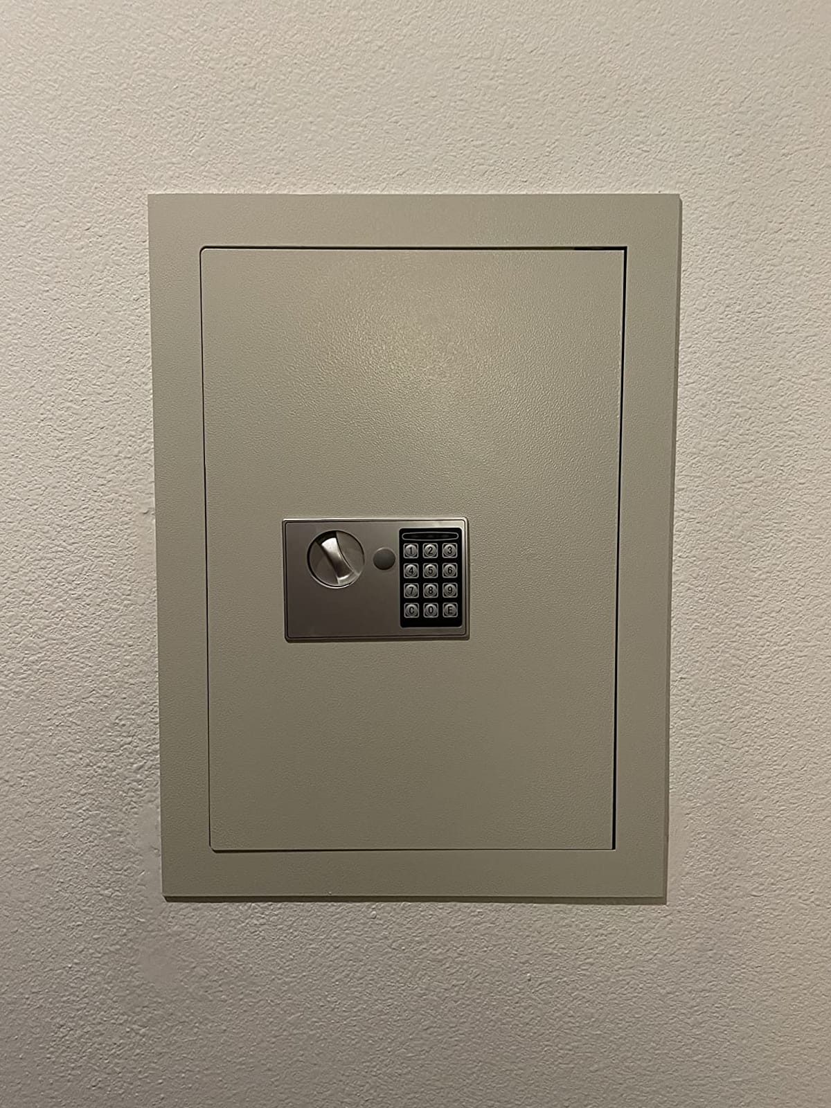 In-Wall Safe with Electronic Keypad and 2 Manual Override Keys - Protect Money, Jewelry, and Passports at Home or Business by Paragon Safes (Gray) customer photo 1