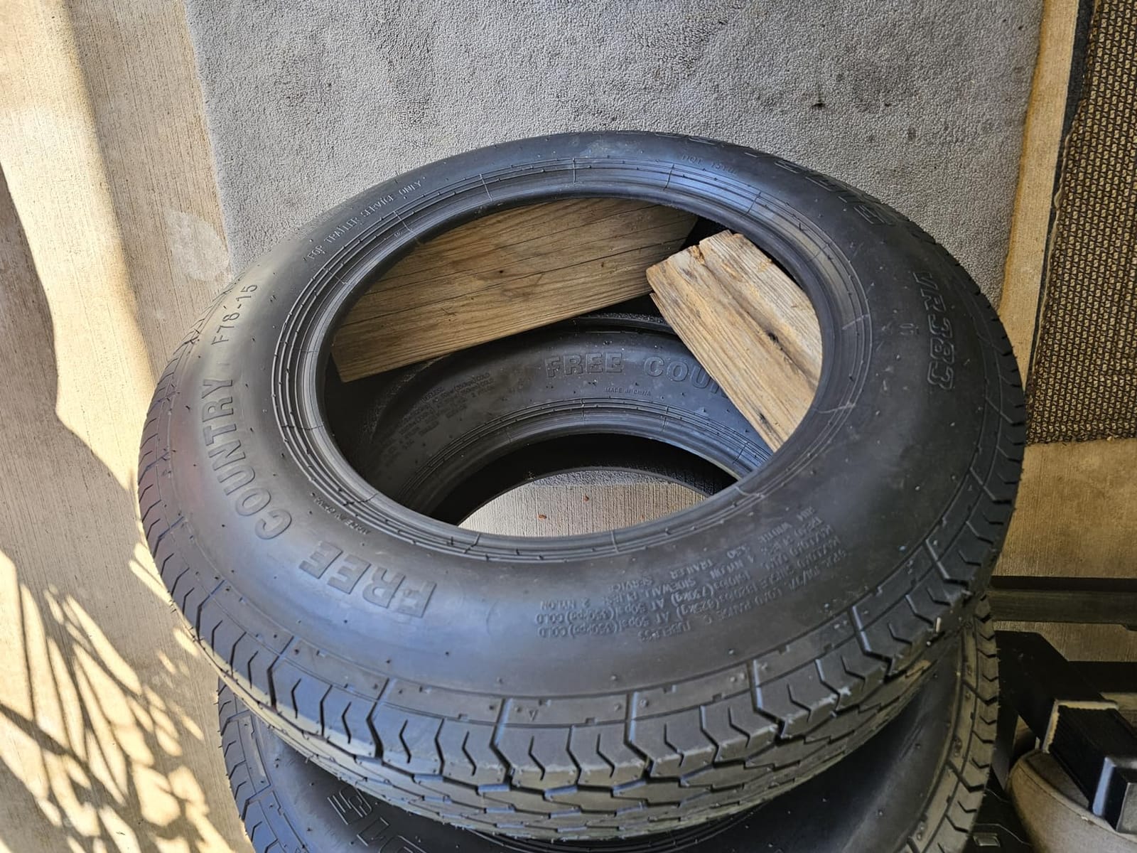 WANDA Set 2 Free Country Trailer Tires ST 205/75D15 Deep Tread- 11021 customer photo 1