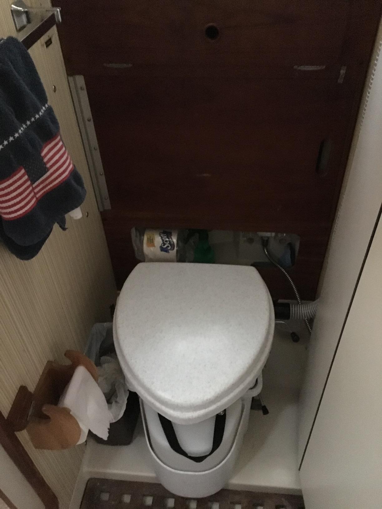 Nature's Head Self Contained Composting Toilet with Close Quarters Spider Handle Design customer photo 1