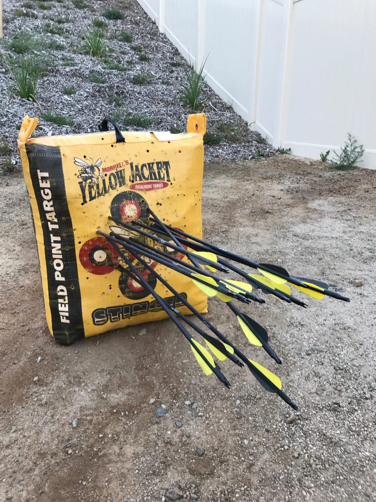 Morrell Yellow Jacket Stinger, Field Point Archery Target with 2 Shooting Sides & 10 Bullseyes - Portable Backyard Hunting Practice Bag with E-Z Tote Carrying Handle & Easy Arrow Removal customer photo 2