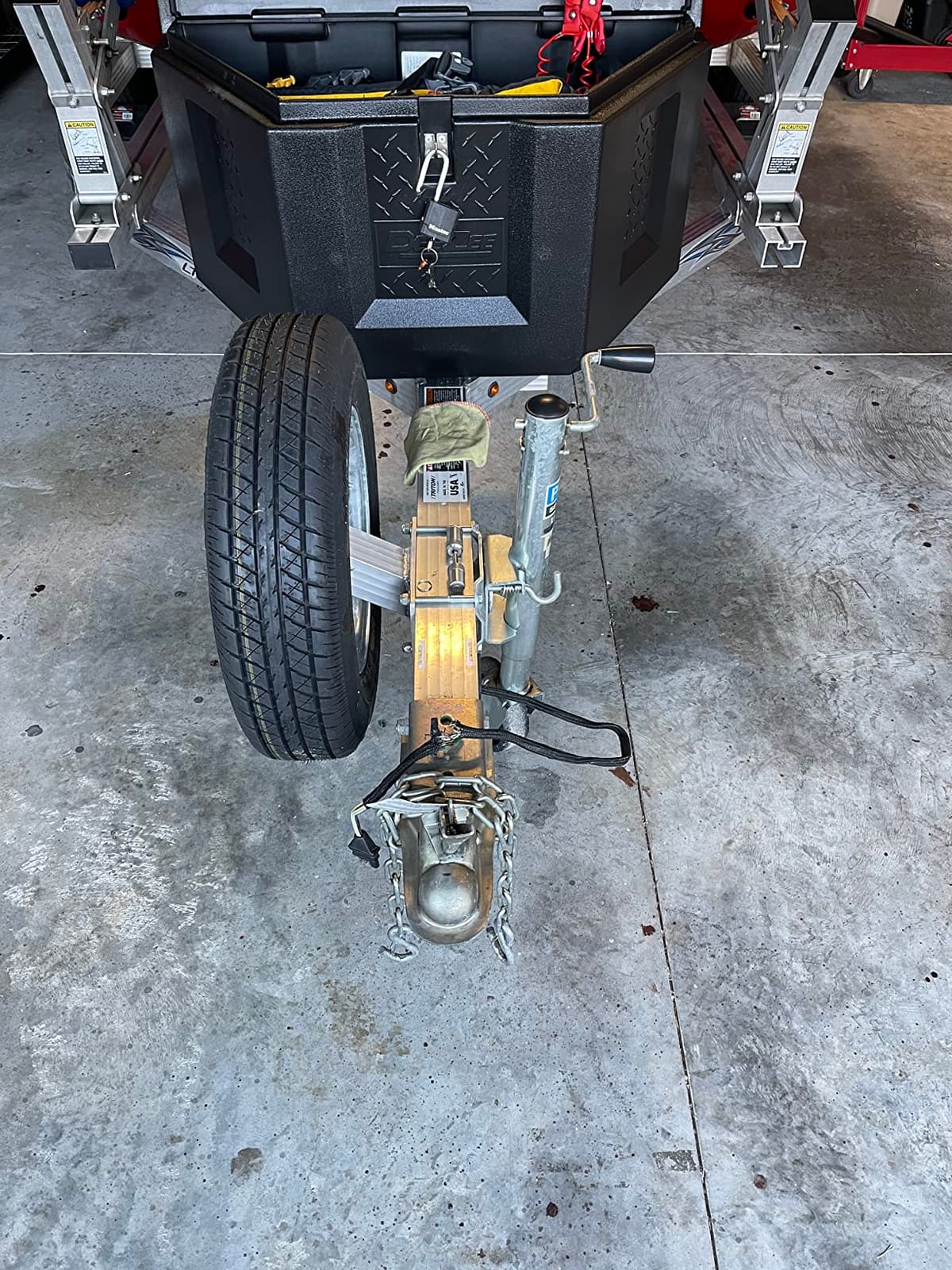 Triton 08519 Aluminum Spare Tire Carrier for Utility, Snowmobile, ATV Trailers customer photo 1