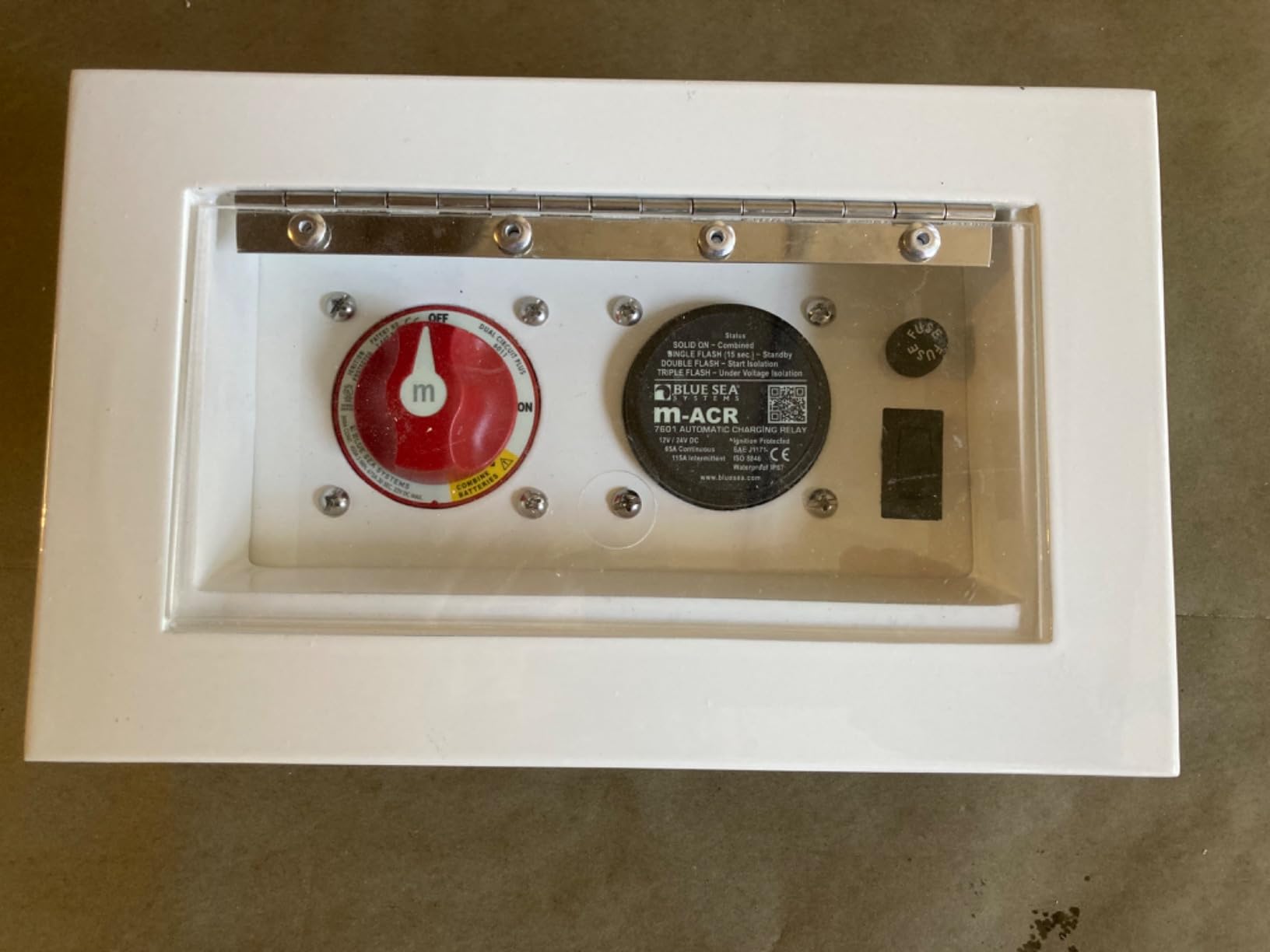 Blue Sea Systems Mini Add-A-Battery Kit 65A Dual Circuit Battery Management System, 7649 customer photo 2