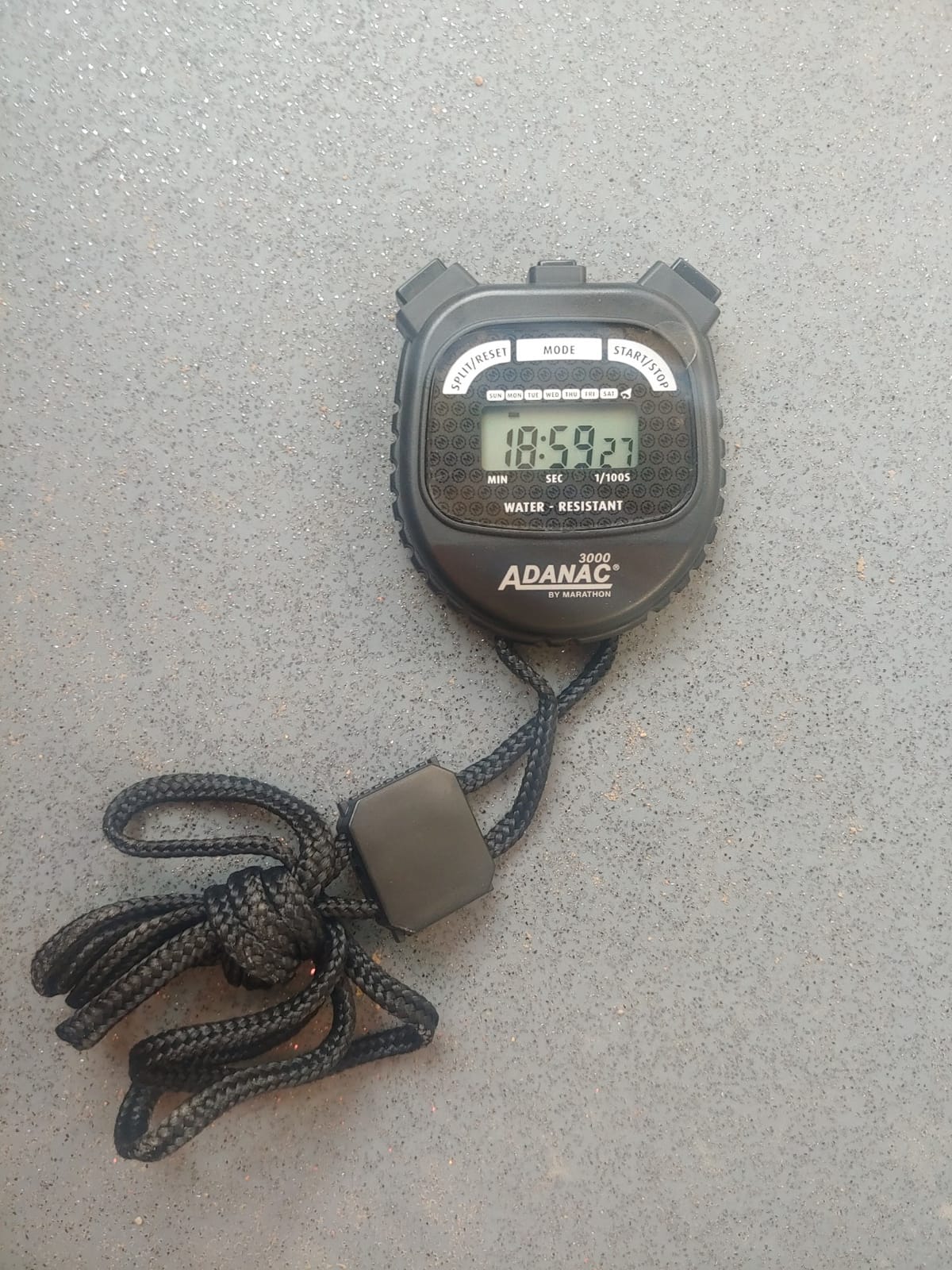 MARATHON Adanac 3000 Commercial Grade Digital Stopwatch Timer, Black | Easy-Clean Display, Water Resistant, Shock Resistant, Large Buttons, Exercise and Interval Training customer photo 2