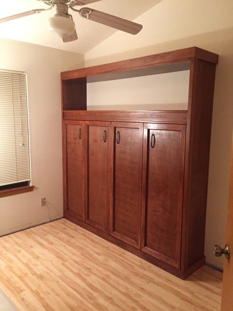 Create-A-Bed Queen Size Deluxe Murphy Bed Kit, Vertical customer photo 1