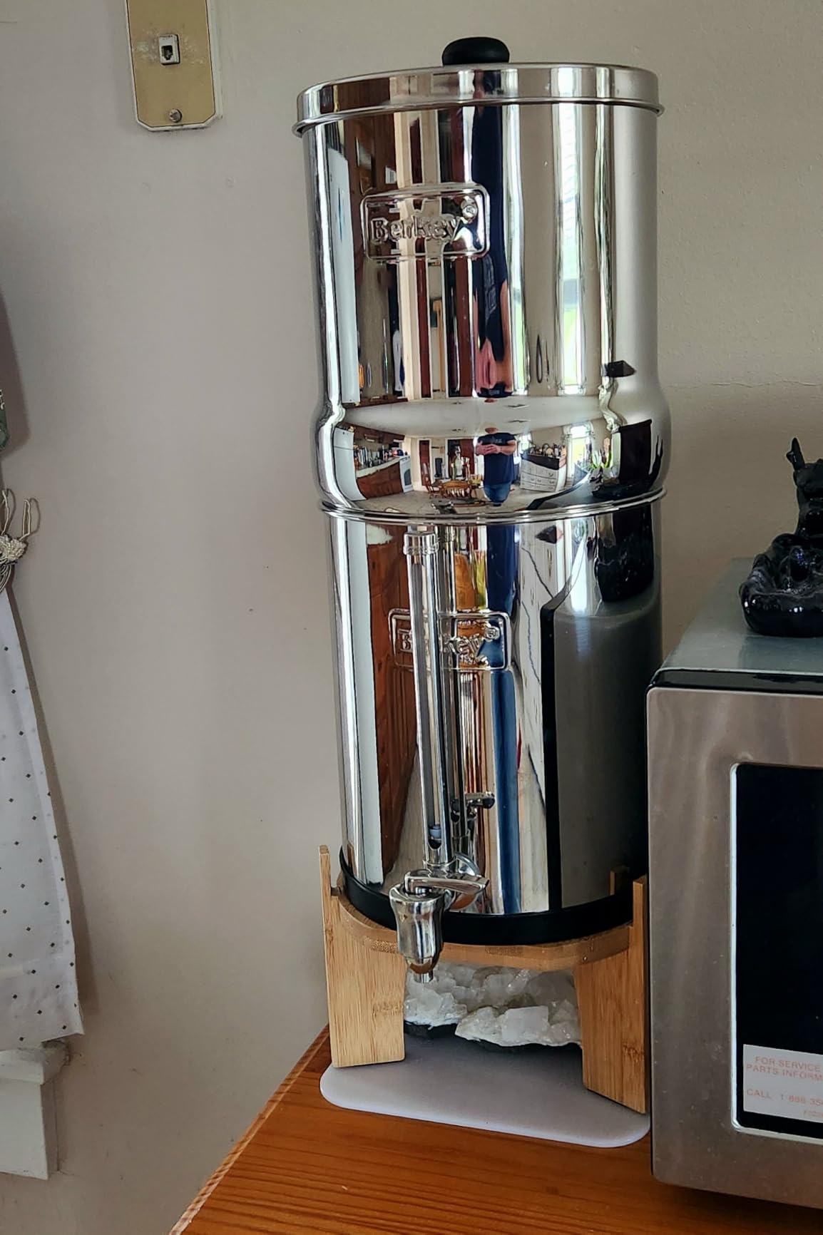 Big Berkey Gravity-Fed Stainless Steel Countertop Water Filter System 2.25 Gallon with 2 Authentic Black Berkey Elements BB9-2 Filters | Countertop Water Filter, Easy-to-Assemble, Includes 2 Authentic Black Berkey BB9-2 Filter Elements for Everyday Use customer photo 1