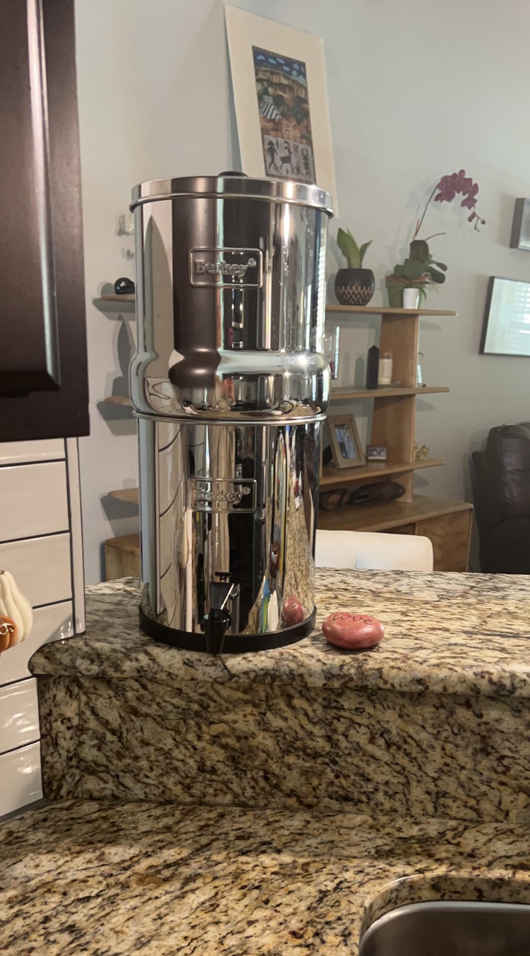 Big Berkey Gravity-Fed Stainless Steel Countertop Water Filter System 2.25 Gallon with 2 Authentic Black Berkey Elements BB9-2 Filters | Countertop Water Filter, Easy-to-Assemble, Includes 2 Authentic Black Berkey BB9-2 Filter Elements for Everyday Use customer photo 2