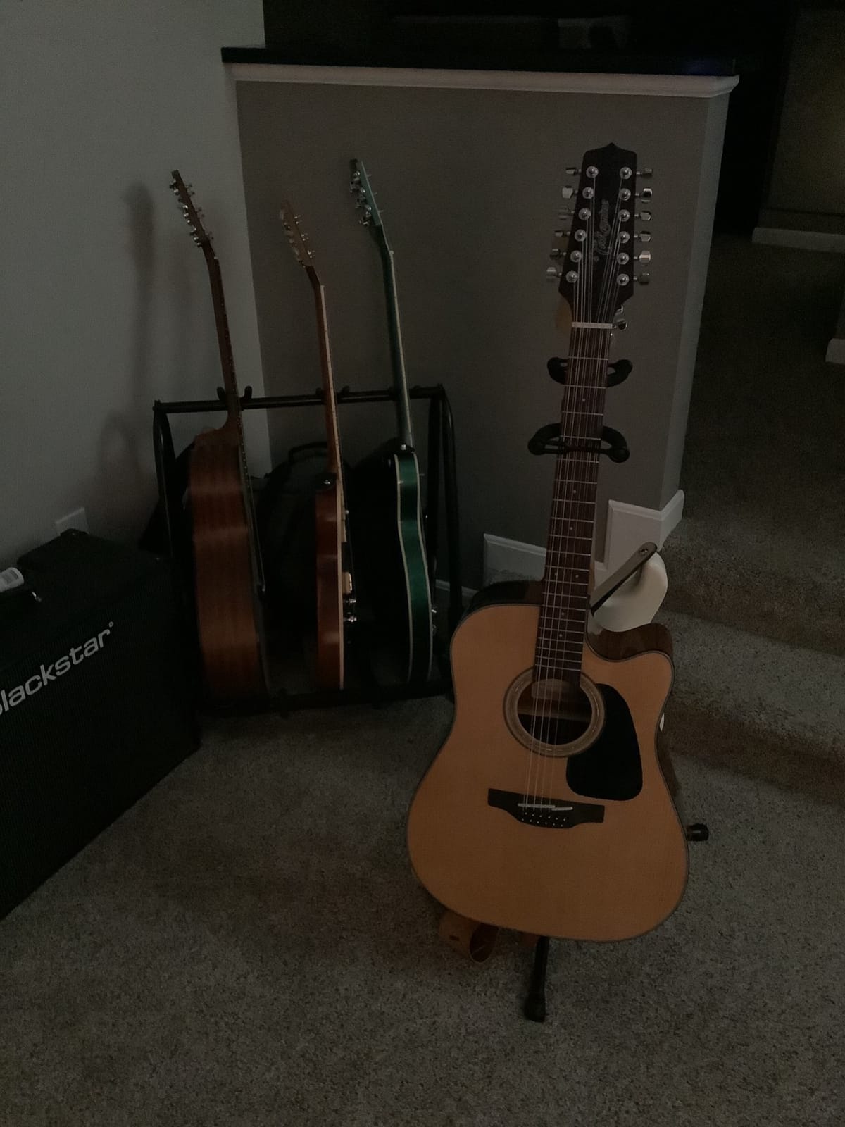 Takamine GD30CE-12NAT Dreadnought 12-String Cutaway Acoustic-Electric Guitar, Natural customer photo 1