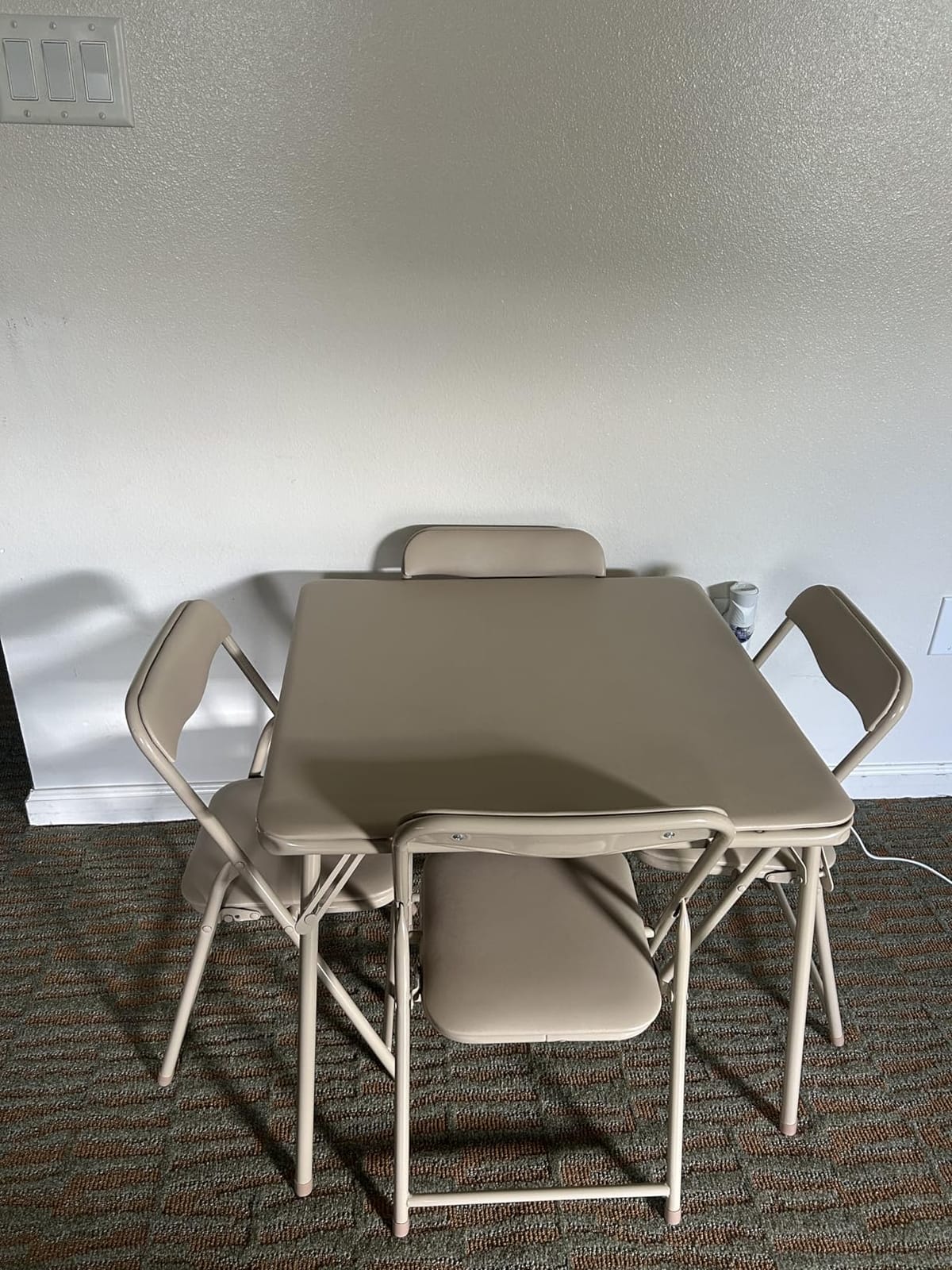Flash Furniture Mindy Kids 5-Piece Folding Square Table and Chairs Set, Multicolor customer photo 2