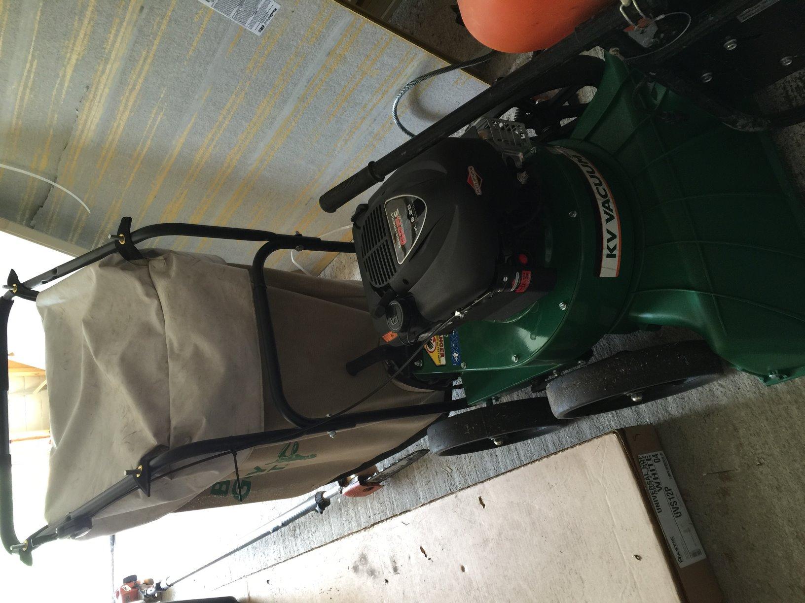 KV601 Lawn Vacuum, 190 cc Briggs, 40 Gallon Capacity customer photo 2