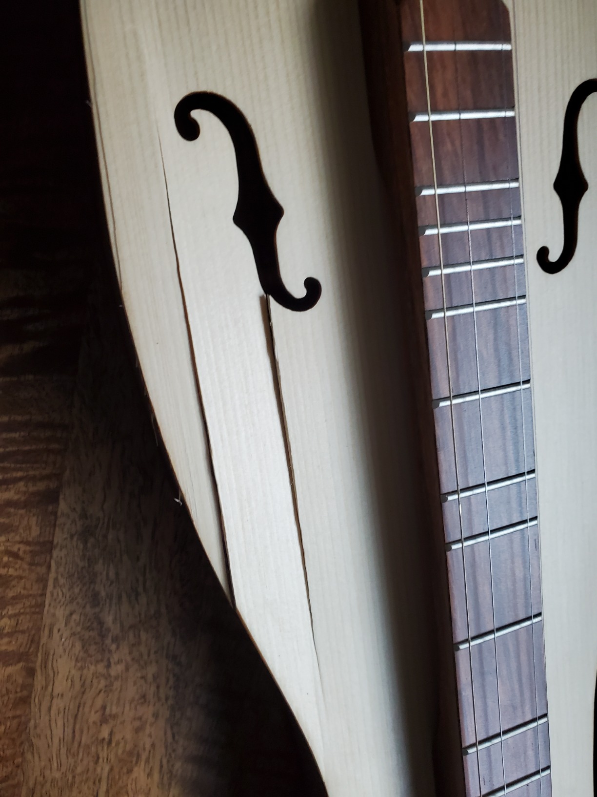 Roosebeck Grace Mountain Dulcimer 4-String Vaulted Fretboard Spruce F-Holes customer photo 1