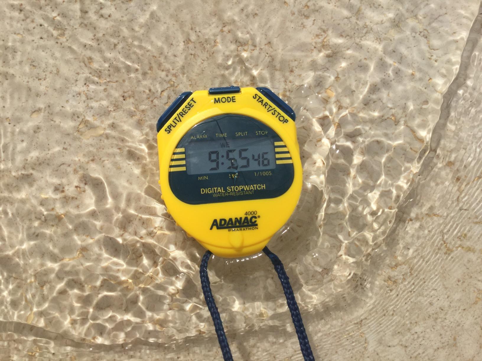 Marathon Adanac 4000 Digital Stopwatch Timer, Black - High Precision Accuracy to 1/100th Seconds - Water, Dust & Shock Resistant - 46 inch Lanyard Included customer photo 2