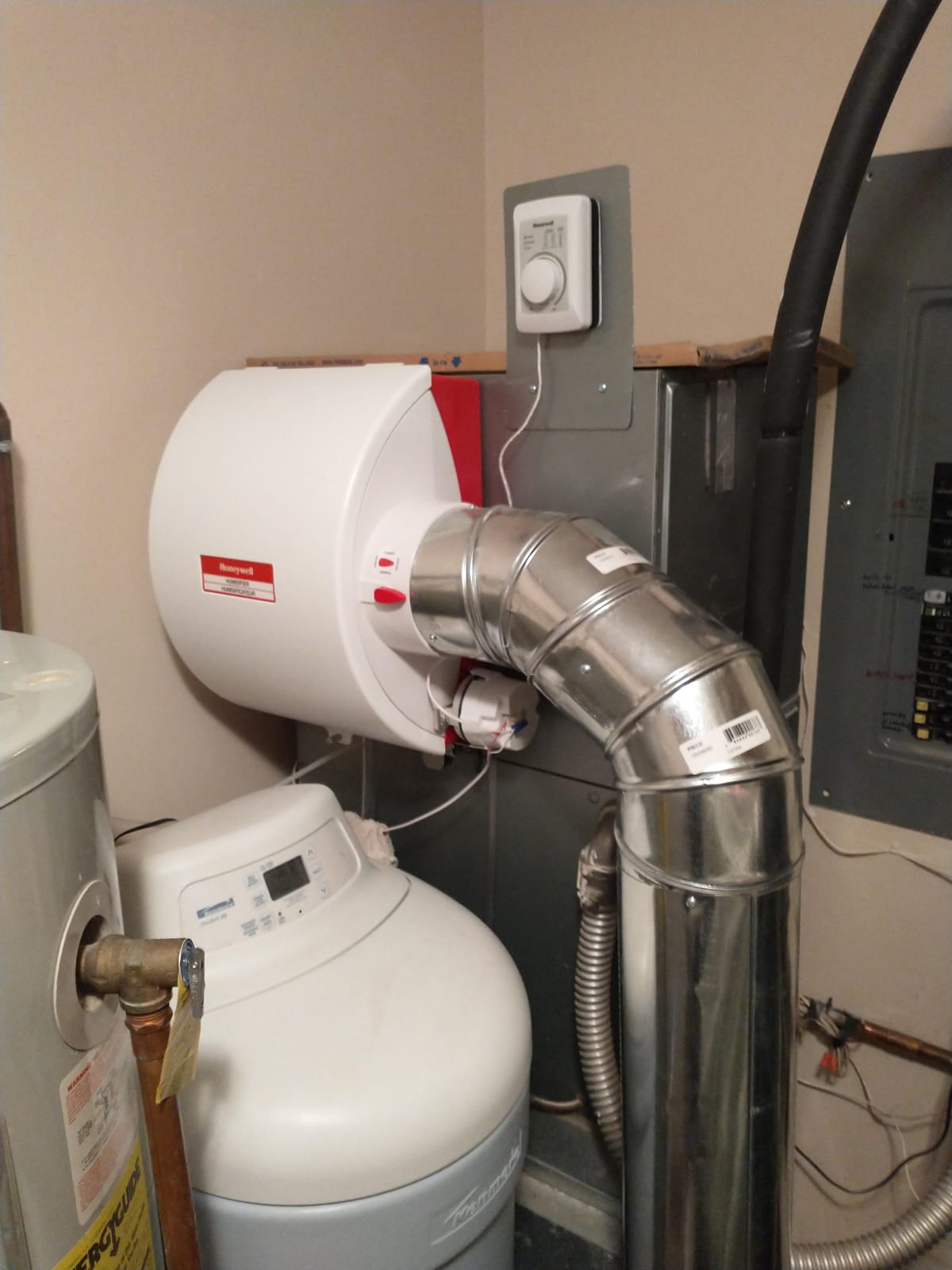 Honeywell Home HE280A Whole House Humidifier, White customer photo 2