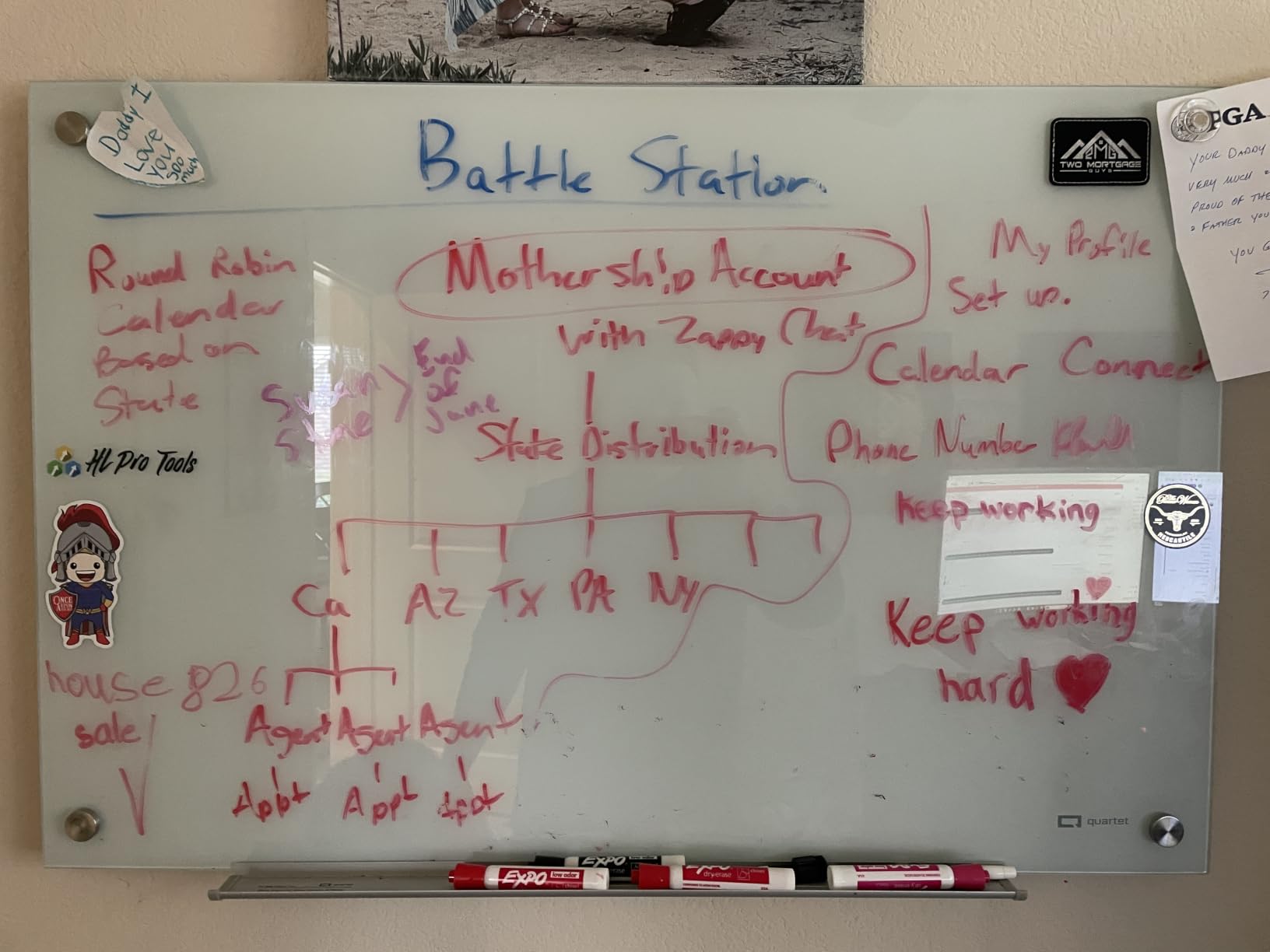 Quartet Magnetic Glass Dry Erase White Board, 48''W x 36''H Whiteboard, Infinity Frameless Mounting, White Surface (G4836W) customer photo 1