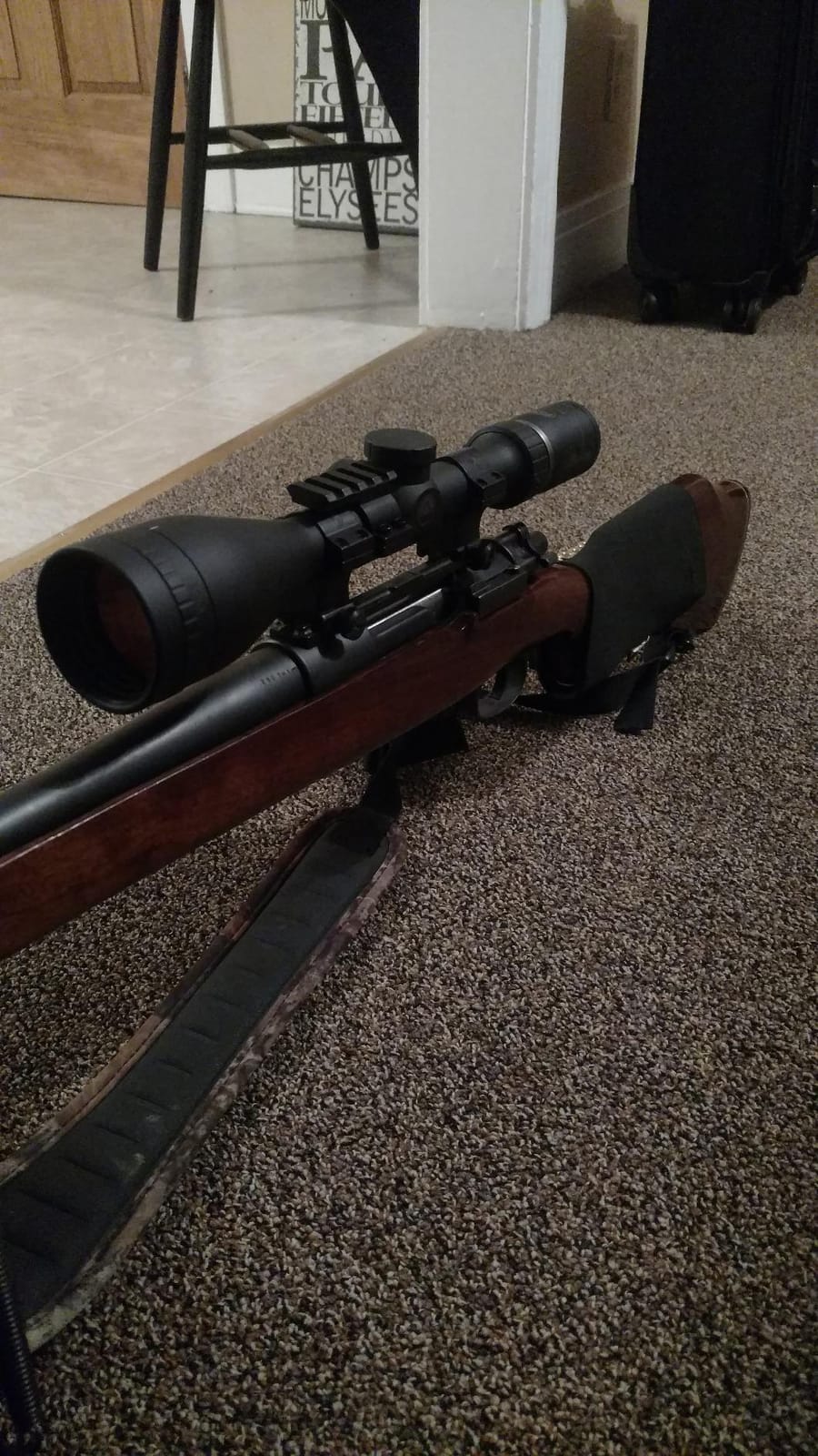 Burris Hunting Durable Waterproof High-Grade Optical Glass Droptine Riflescope with Ballistic Plex Reticle, 4.5-14x 42mm | Waterproof, Durable, Ballistic Plex Reticle, 4.5-14x 42mm customer photo 1