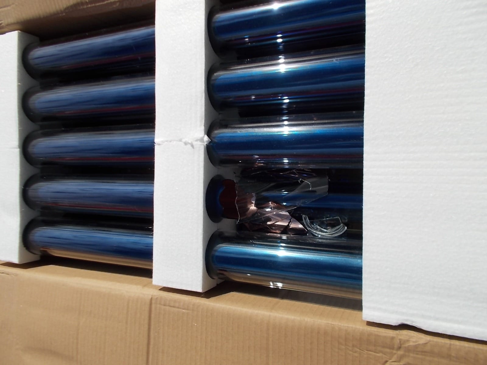 30 Tube Duda Solar Water Heater Collector 45° Frame Evacuated Vacuum Tubes SRCC Certified Hot customer photo 2
