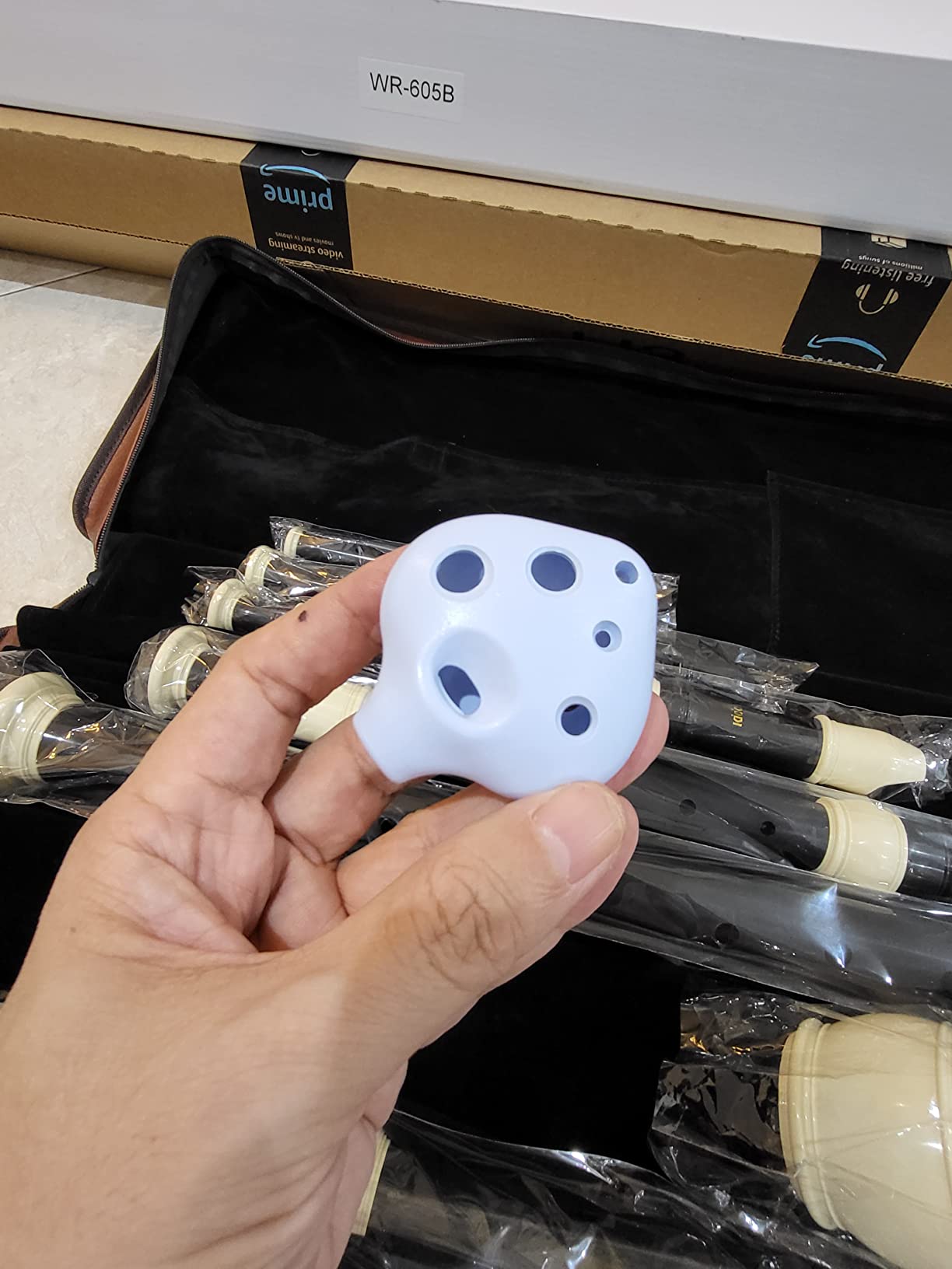 SMARTWOODI Recorder Set RS-605B Black & Ivory (Bass, Tenor, Alto, Soprano, Sopranino, & Garklein) customer photo 1