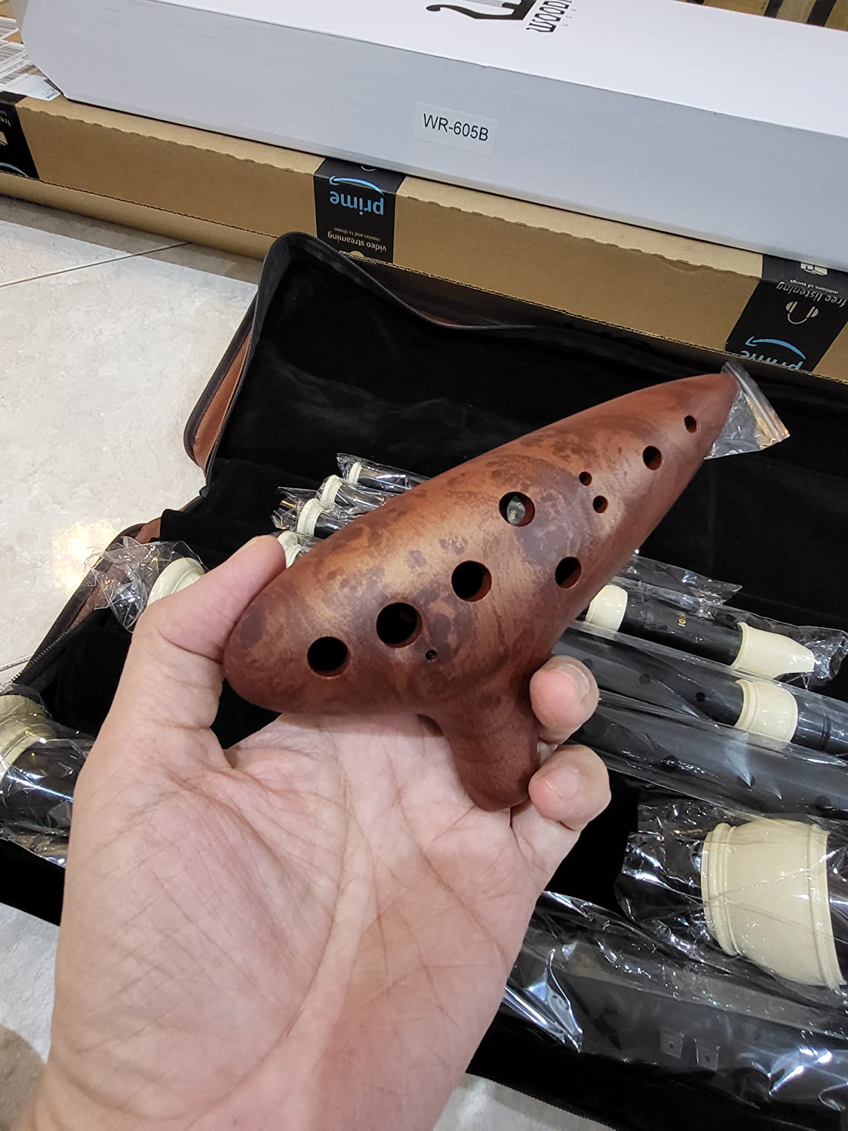 SMARTWOODI Recorder Set RS-605B Black & Ivory (Bass, Tenor, Alto, Soprano, Sopranino, & Garklein) customer photo 2