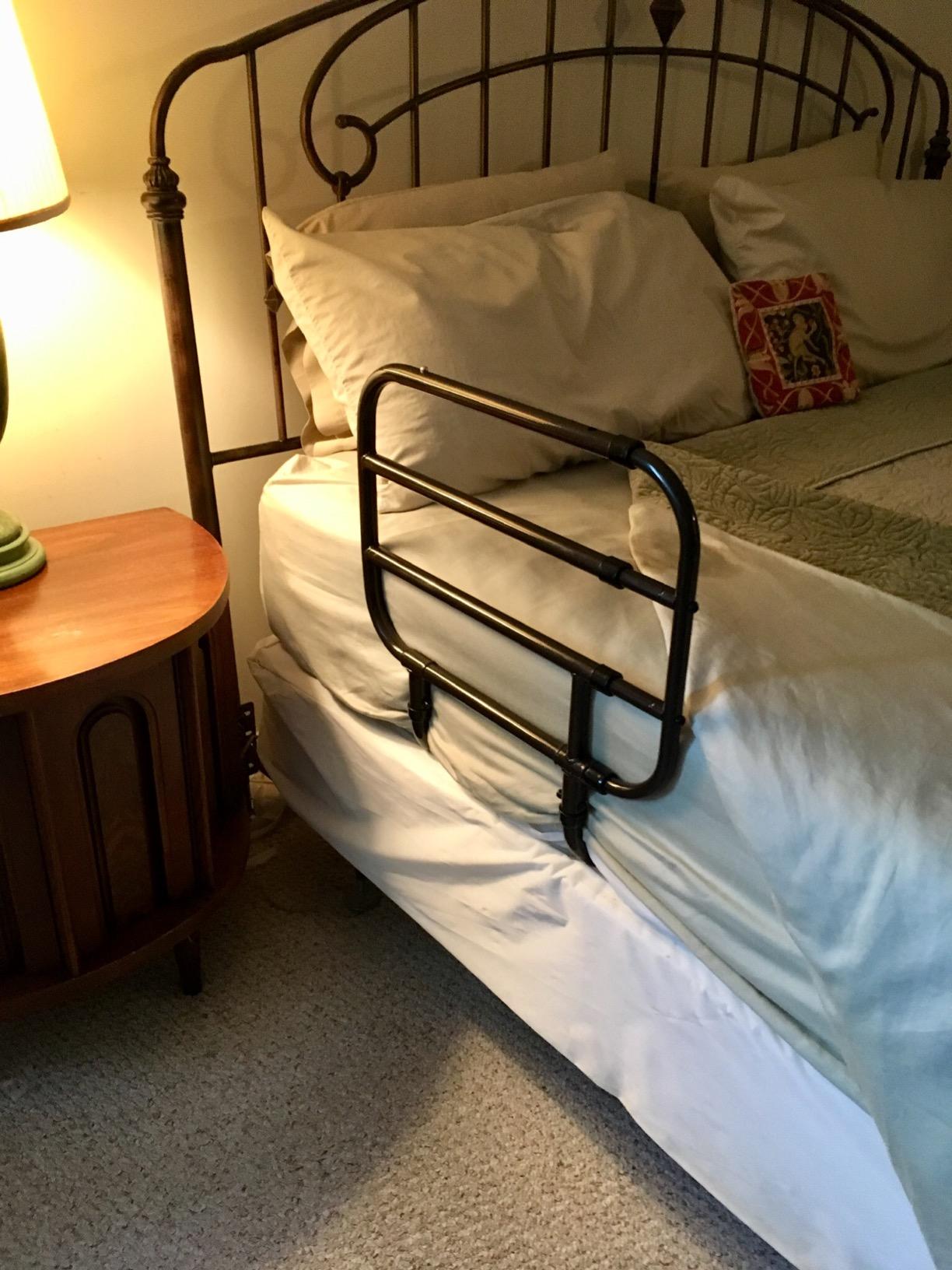 Able Life Bedside Extend-A-Rail, Adjustable Senior Bed Safety Railing and Stand Assist Grab Bar, Extendable Guardrail for Seniors and Elderly Adults, ASTM Safety Approved Bedrail customer photo 1