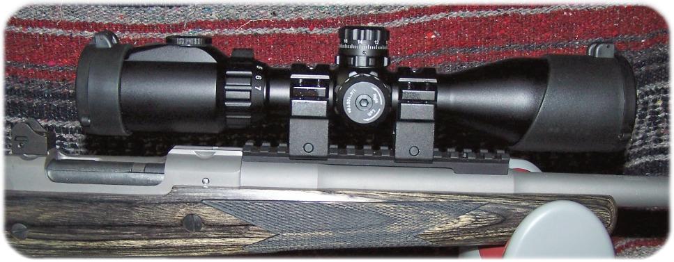 AccuShot 30-mm 1.5-6 x 44 IE Scope with 36-Color Glass Mil-Dot Reticle, MS Rings customer photo 2