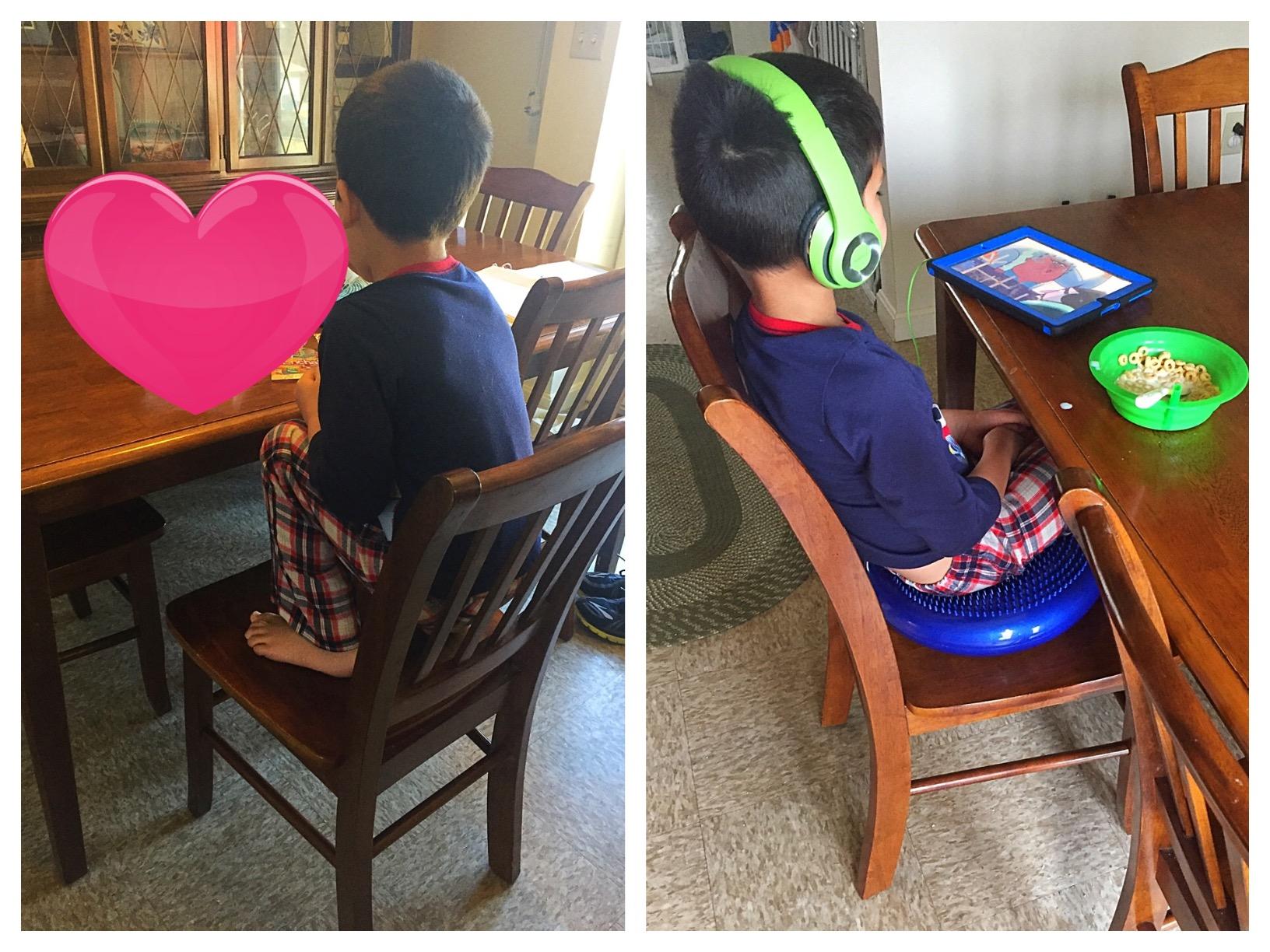 Wobble Cushion Balance Disc - Wobble Disc & Wiggle Seat, Balance Pads for Physical Therapy, Wobble Disk, Sensory Room Equipment - Wobble Seat customer photo 1