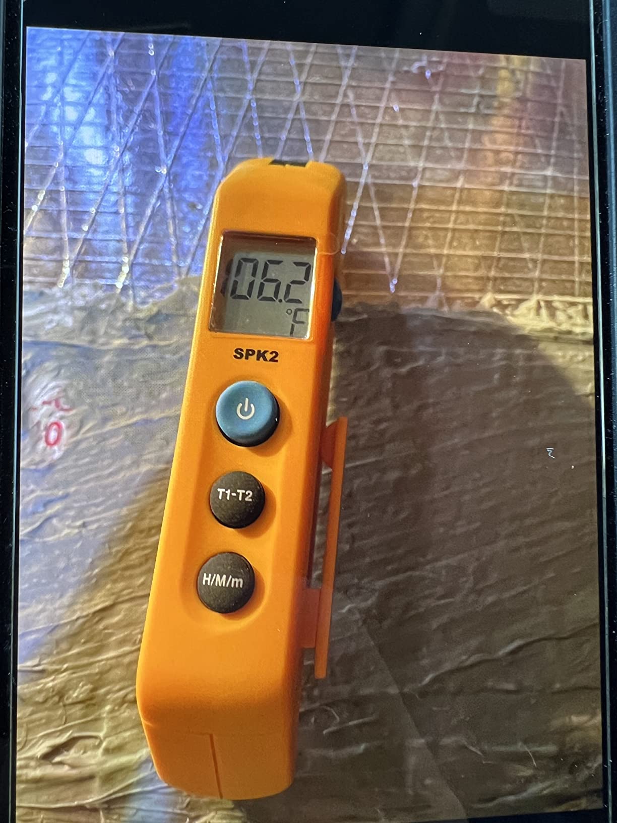 Fieldpiece SPK2 Pocket Thermometer - Folding Probe Digital Temperature Meter with Extended Reach - Backlit Display - Fast-Response Tip for HVAC/R customer photo 2