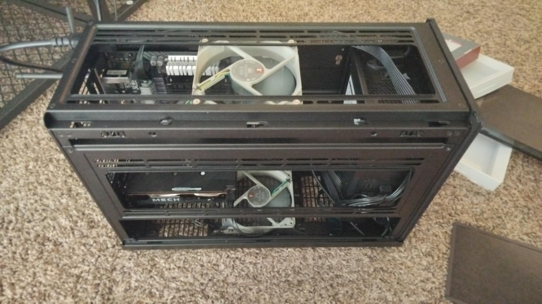 Noctua NF-S12B redux-1200, PWM Quiet Fan 120mm | High Airflow, Low Noise, 25mm Thick Fan for PC and Electronics Cooling Streamlined Package 1200rpm 4-Pin PWM customer photo 1