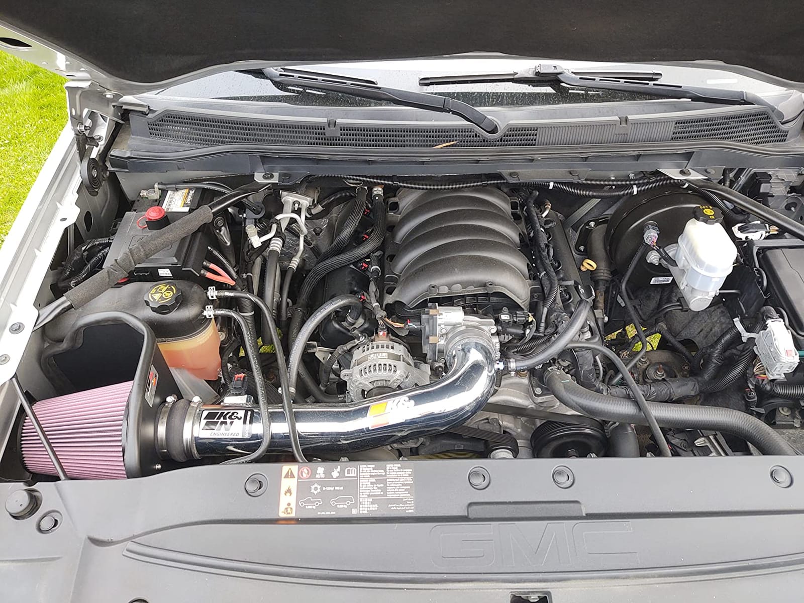 K&N Cold Air Intake System: High-Flow Air Filter, Increase Performance & Towing: Compatible with 2014-2020 Chevy/GMC/Cadillac Silverado 1500, Suburban, Tahoe, Sierra 1500, Yukon, Escalade, 77-3082KP customer photo 1