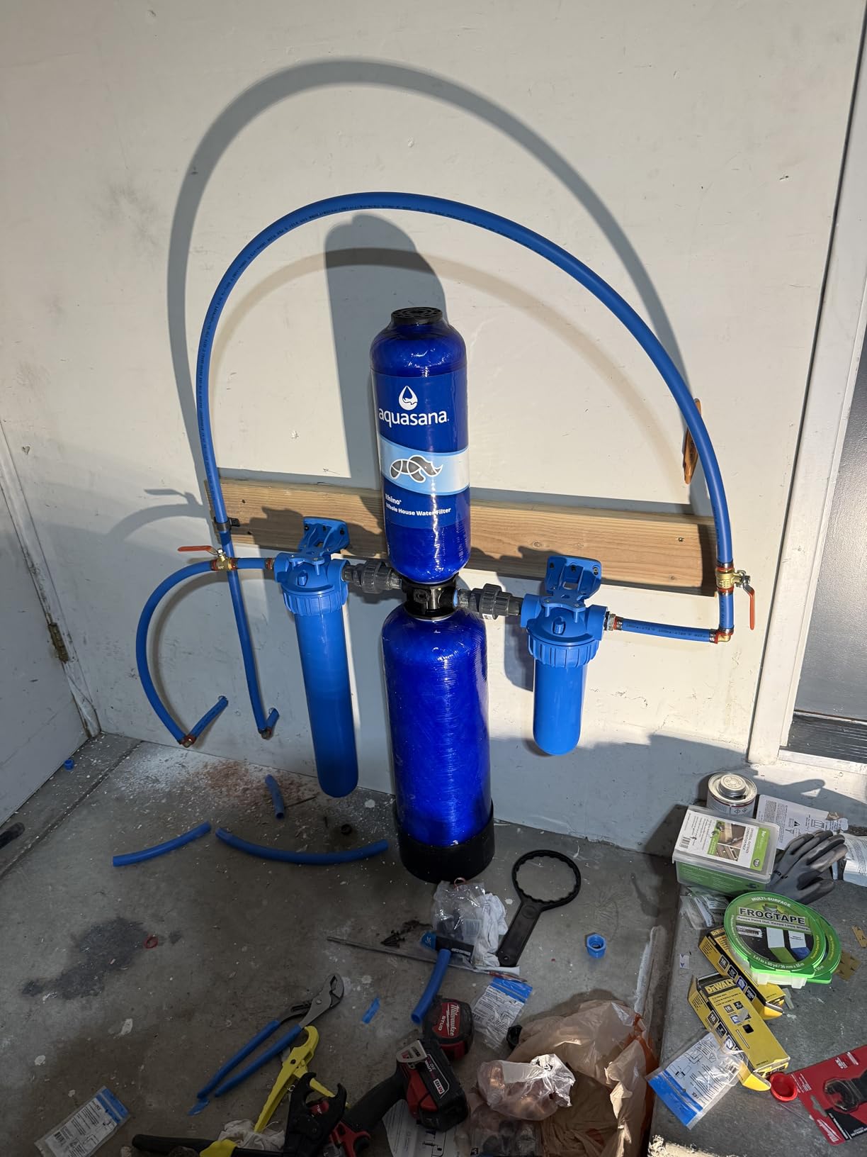 Aquasana Whole House Well Water Filter | 500K Gal | UV | EQ-Well-UV-PRO-AST | 5-Year Filter | 14.7 GPM | Carbon & KDF | Reduces Bacteria & Viruses | Salt-Free Scale Control | Pro Kit | 5-Year Warranty customer photo 1